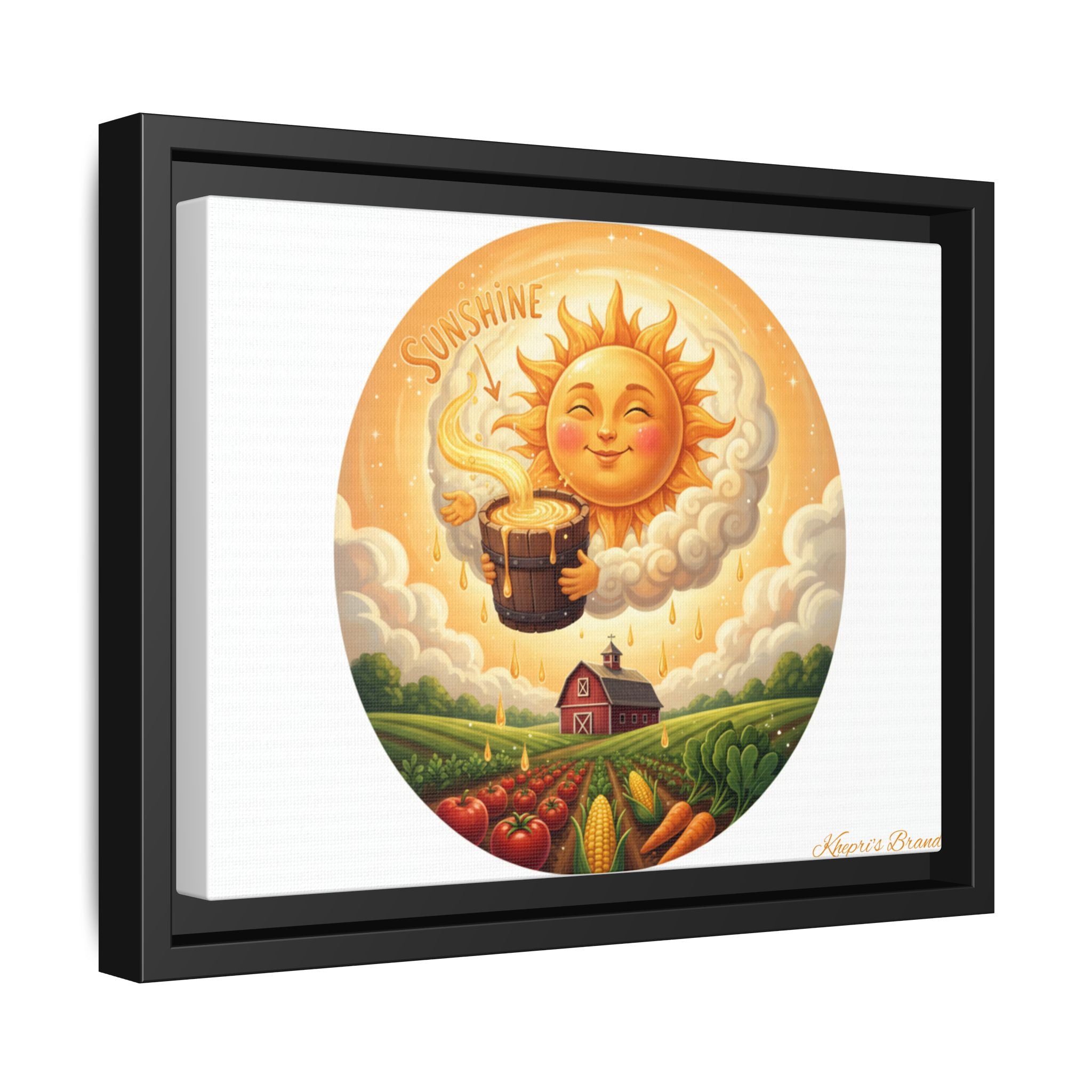 Sun Drip-Framed Matte Picture