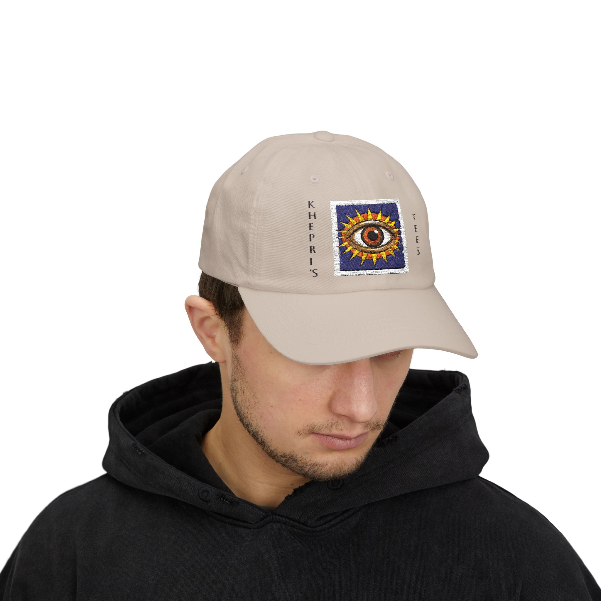 Solar Eye-Embroidered Cap, Trendy Hat for Summer, Gift for The Conscious, Father's Day, Cool Casual Wear, Unisex Cap