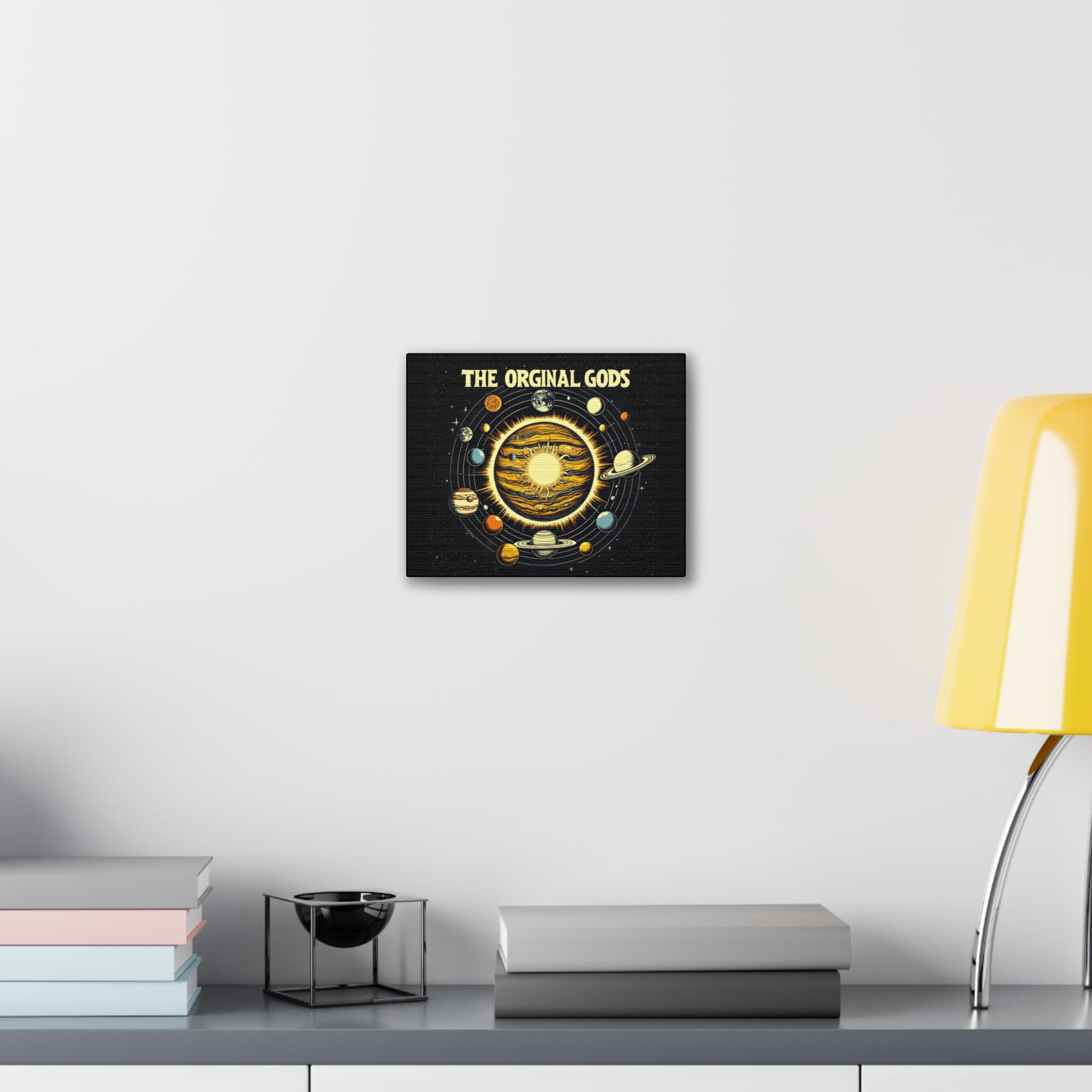 "The Original Gods" Canvas Wall Art — Classic Planetary Picture