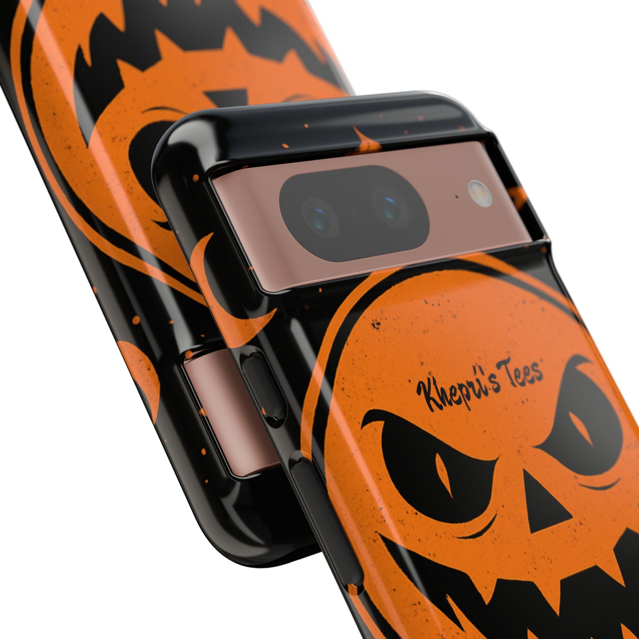 Halloween Monster Sun Phone Case, Spooky Cell Phone Cover, Tough Case for Halloween Lovers, Galaxy Print Phone Accessory, Kids & Adults Gift