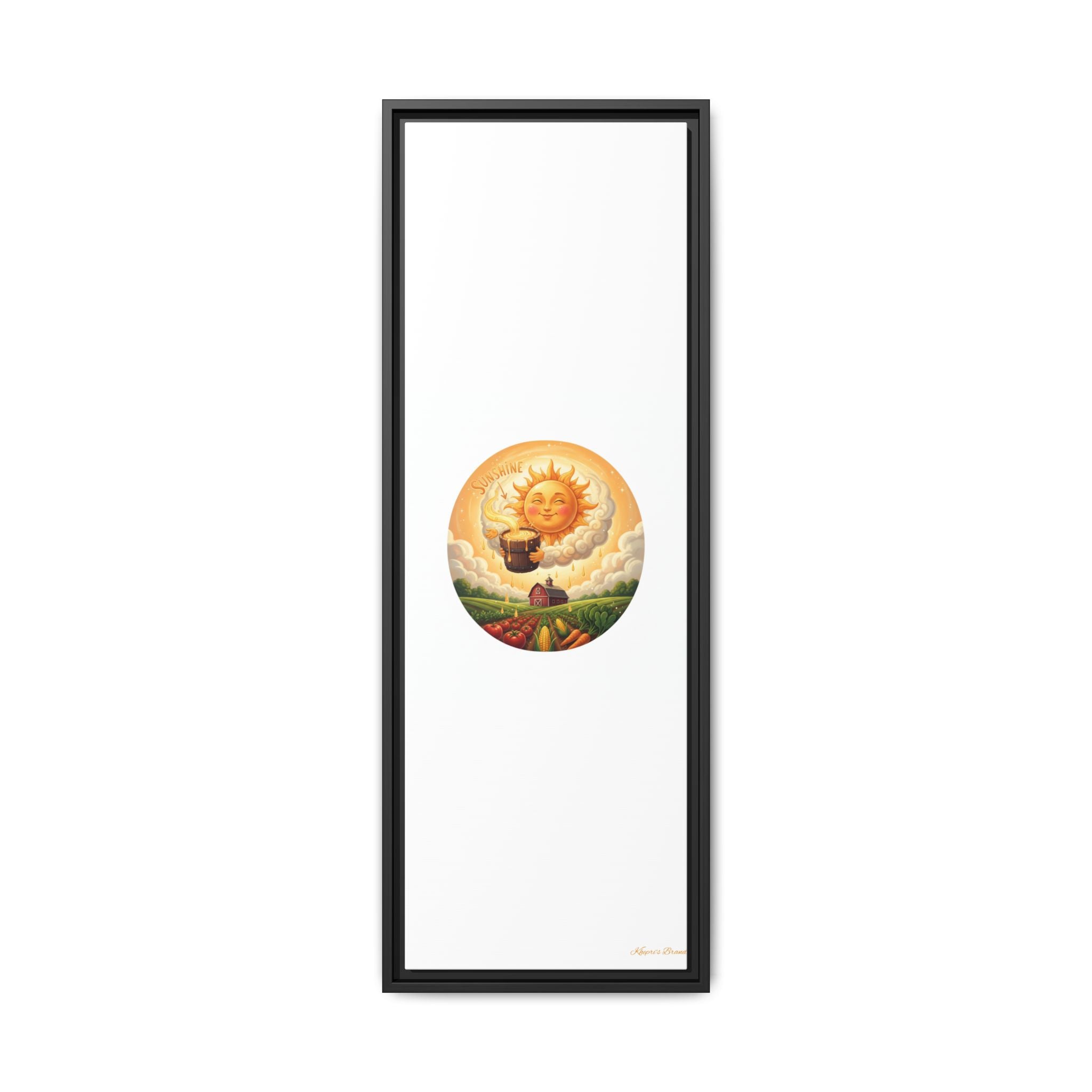 Sun Drip-Framed Matte Picture