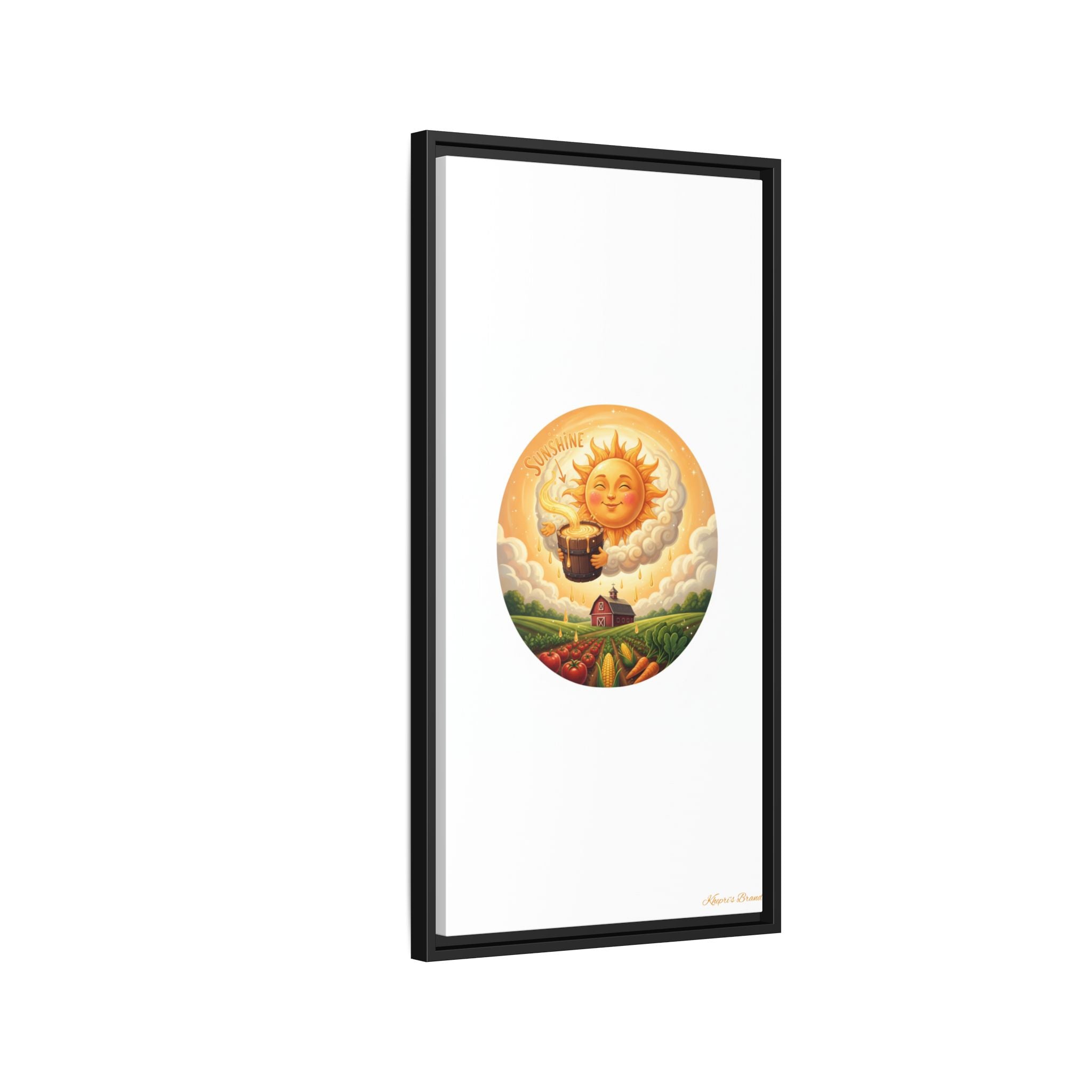 Sun Drip-Framed Matte Picture