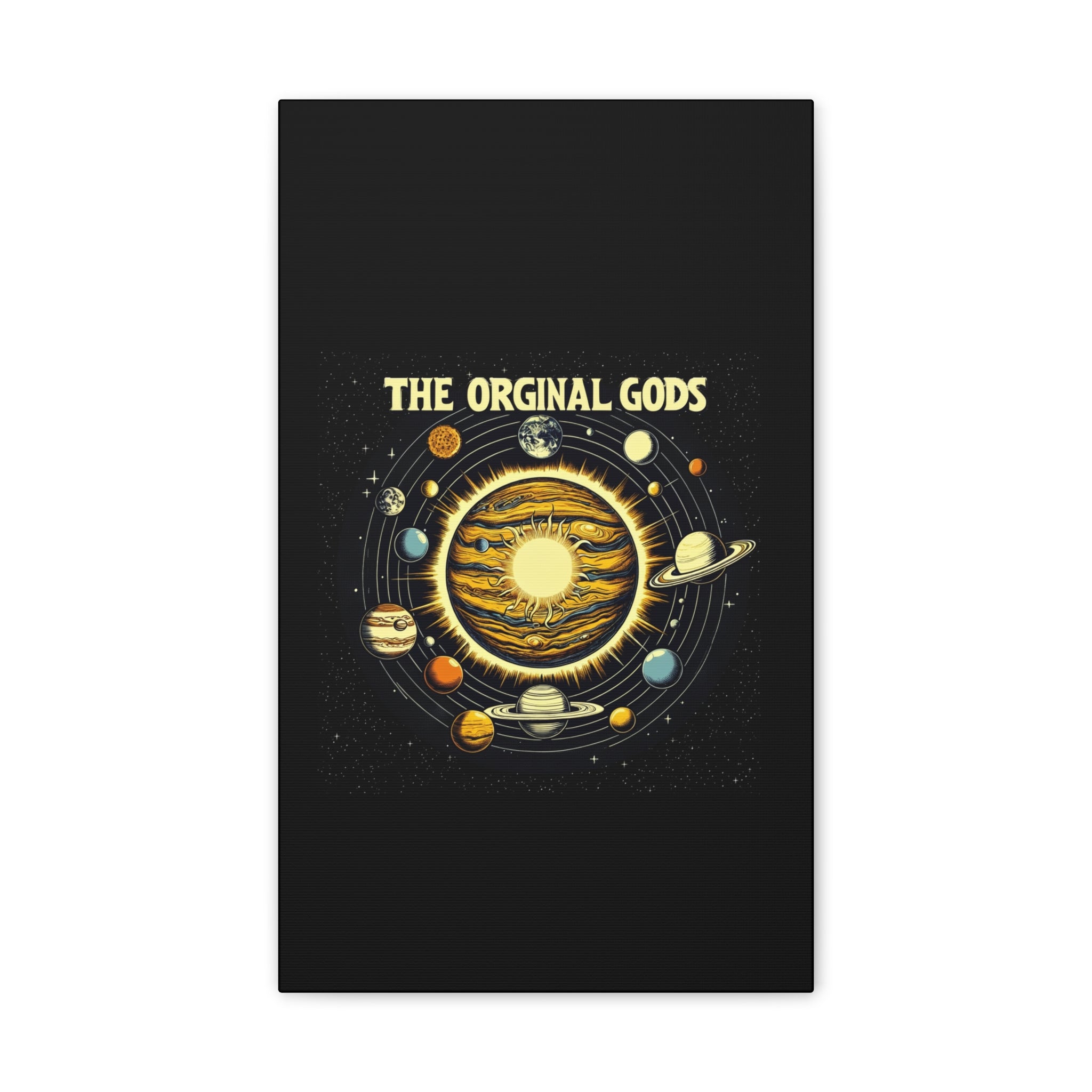 "The Original Gods" Canvas Wall Art — Classic Planetary Picture