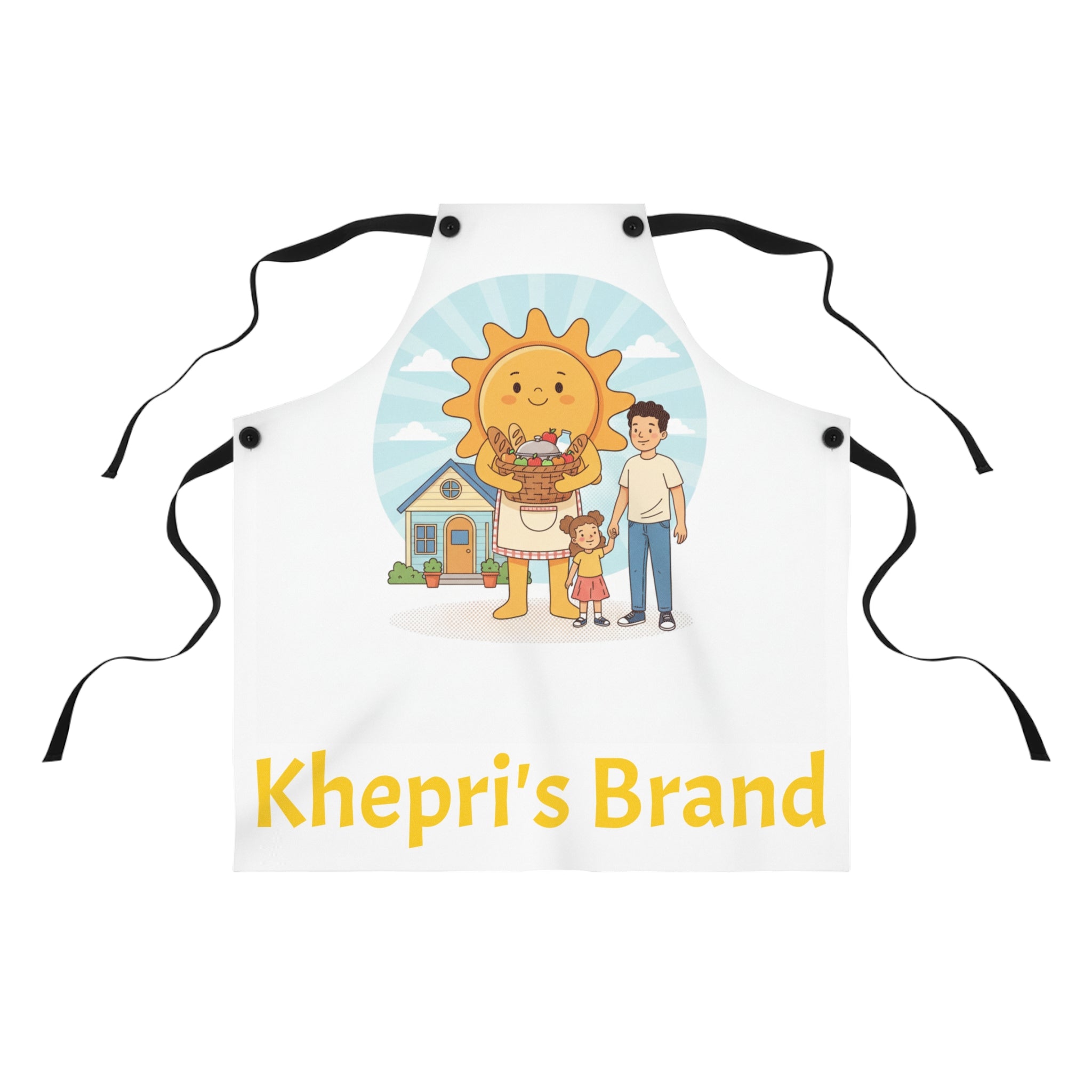 Khepri’s Sunny Family Kitchen Apron(B) — 'Sun Providing Food' Nursing & Cooking Apron