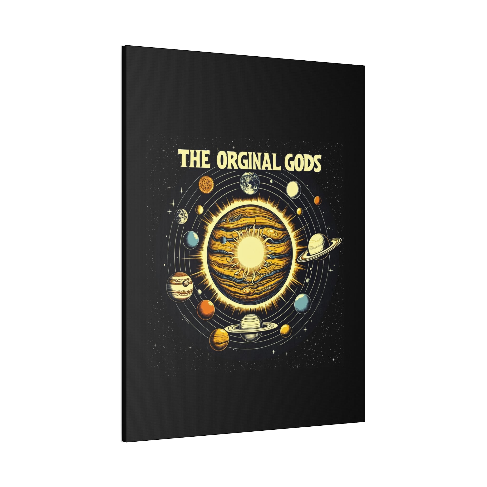 "The Original Gods" Canvas Wall Art — Classic Planetary Picture