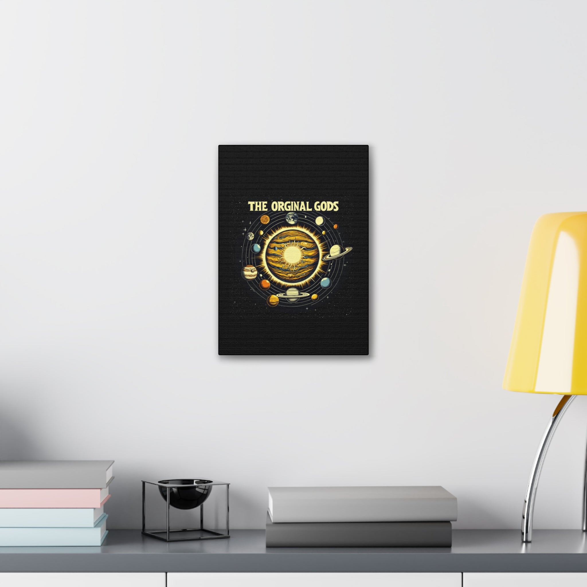 "The Original Gods" Canvas Wall Art — Classic Planetary Picture
