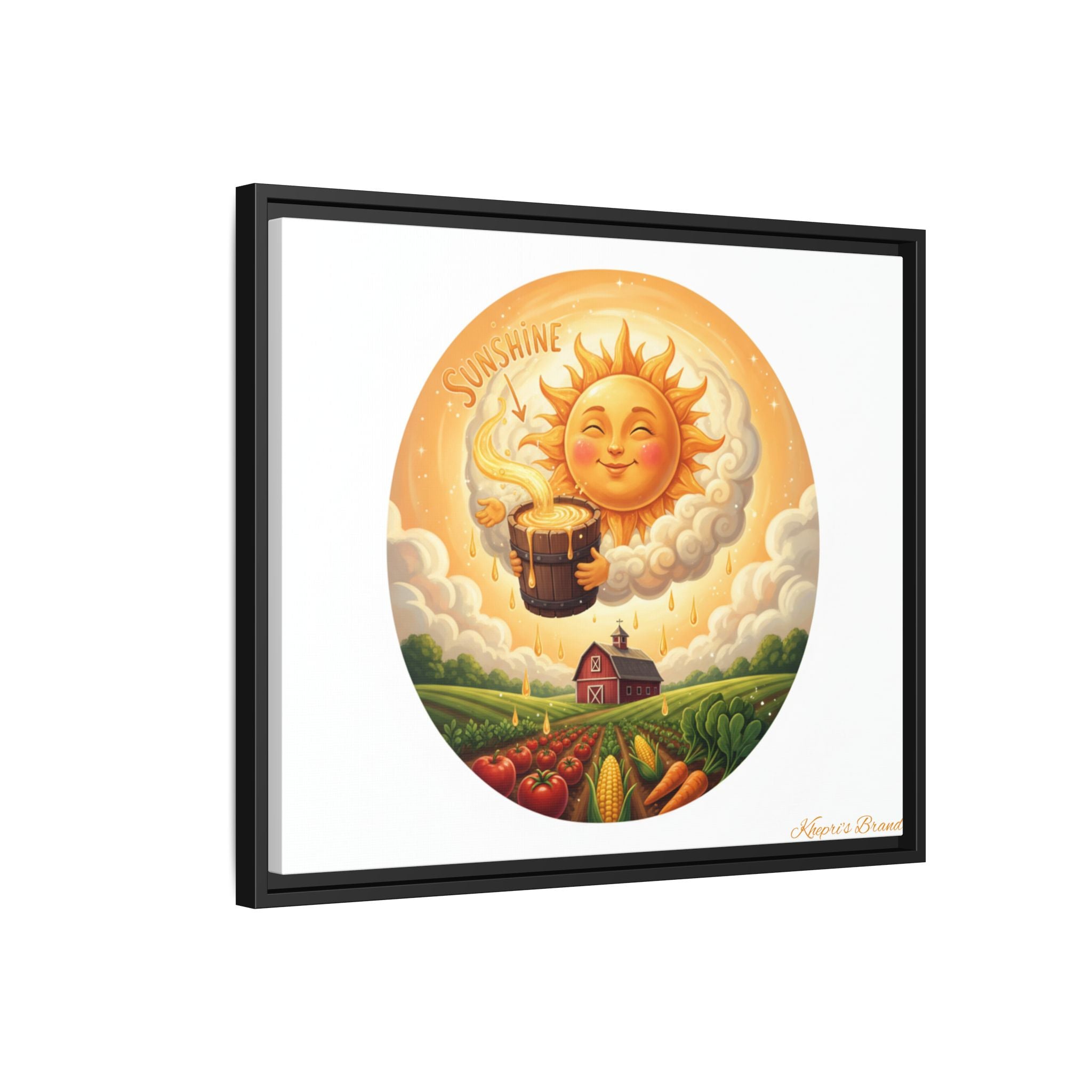 Sun Drip-Framed Matte Picture