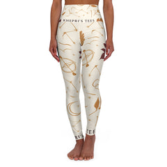 Chic High Waisted Yoga Leggings, Stylish Workout Bottoms, Eco-Friendly Activewear, Perfect for Yoga & Fitness, Trendy Athleisure