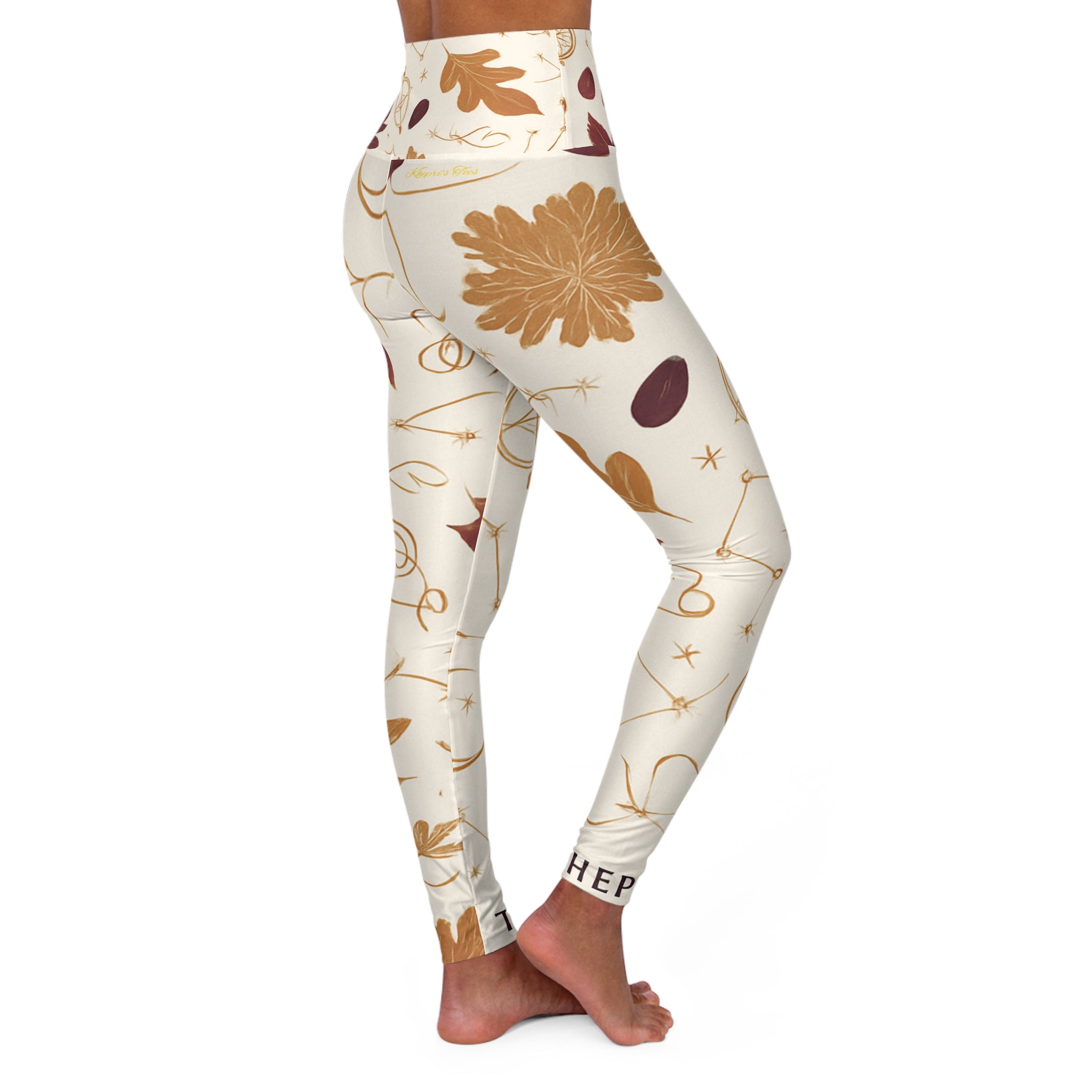 Chic High Waisted Yoga Leggings, Stylish Workout Bottoms, Eco-Friendly Activewear, Perfect for Yoga & Fitness, Trendy Athleisure