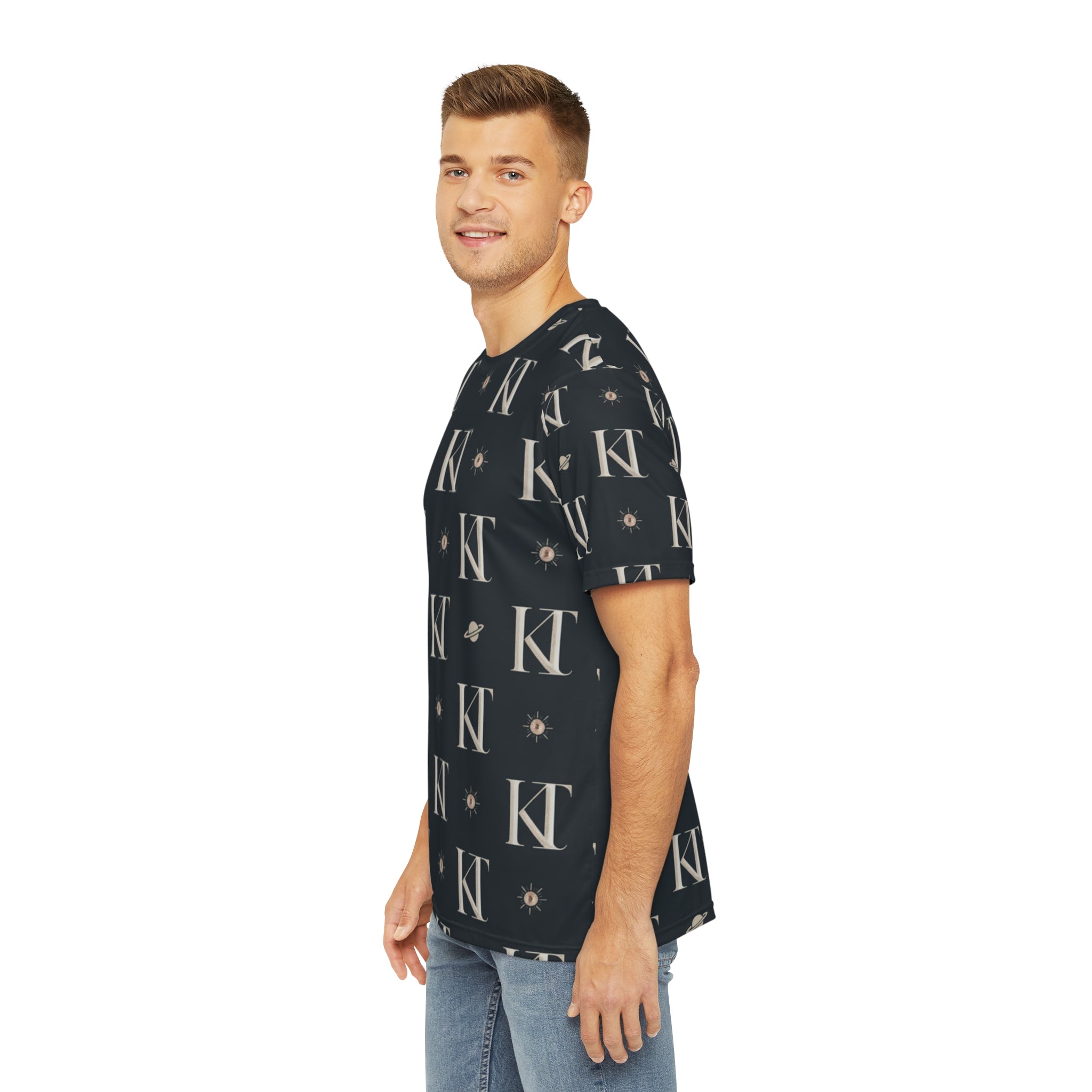 Astronomical Men's Tee - Cosmic Patterns for Celestial Lovers, Graphic T-Shirt, Unique Gift, Space-Themed Apparel, Astrology Fashion