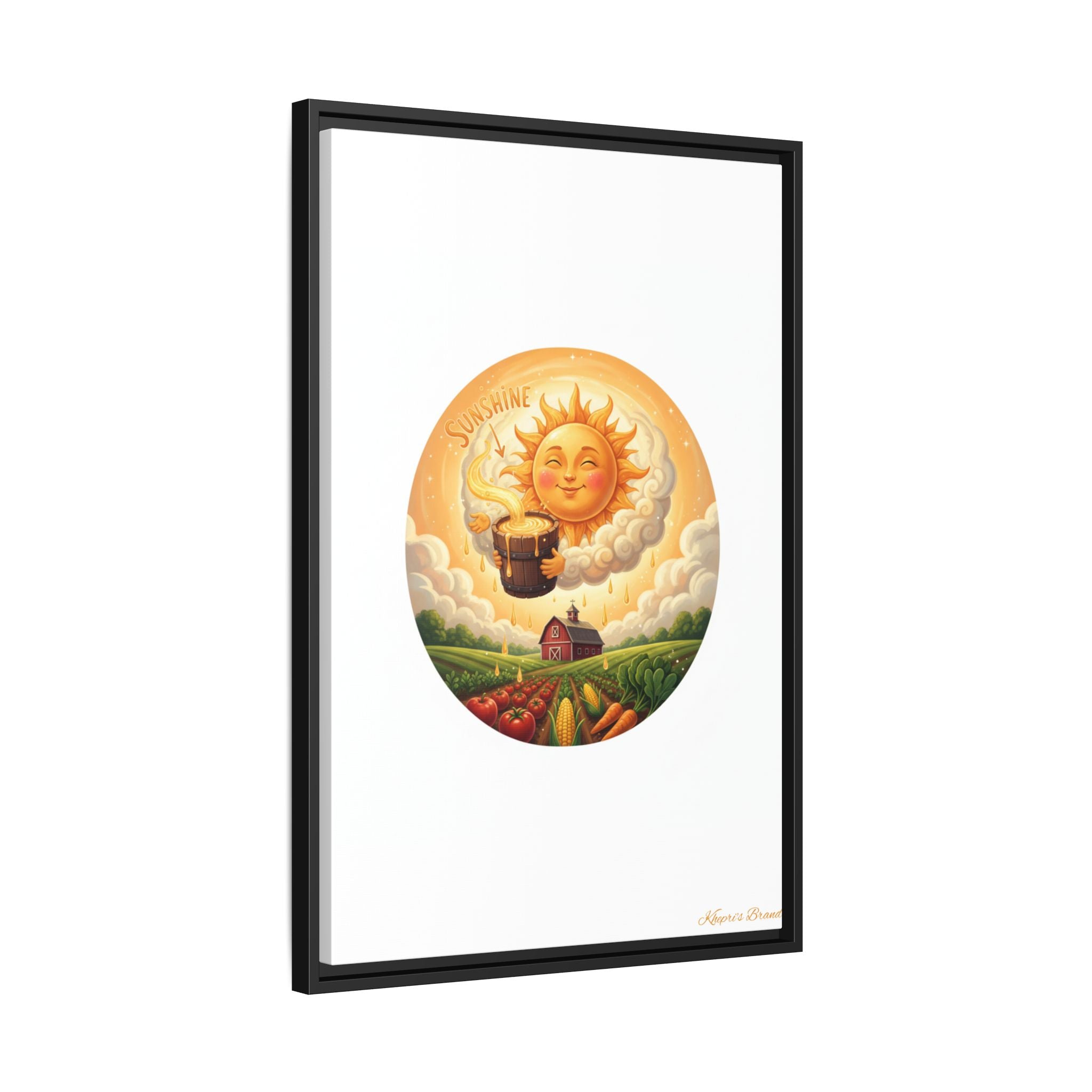 Sun Drip-Framed Matte Picture