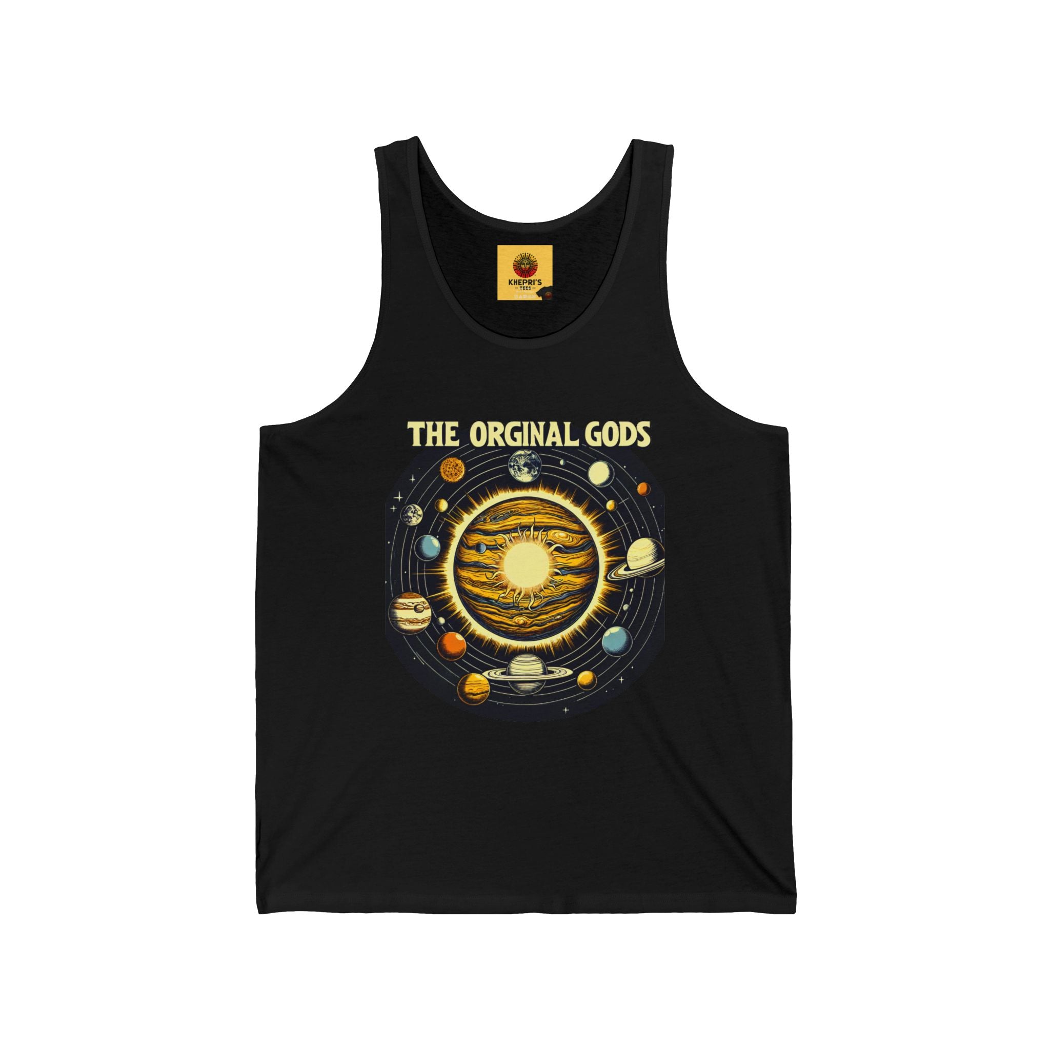 The Original Gods Solar System Tank Top — Vintage Planetary Graphic Tank