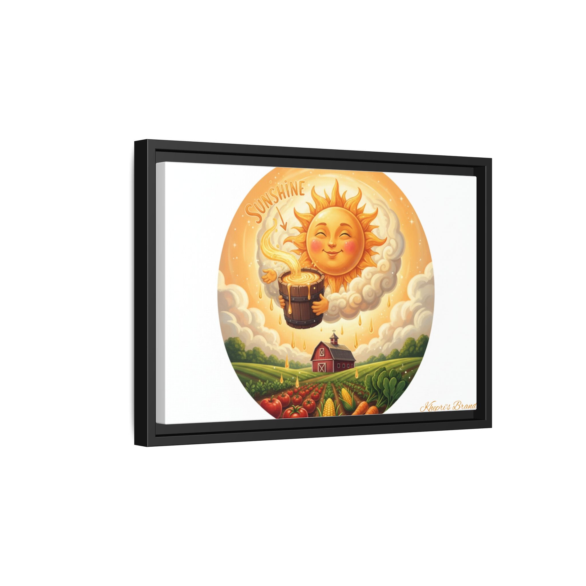 Sun Drip-Framed Matte Picture