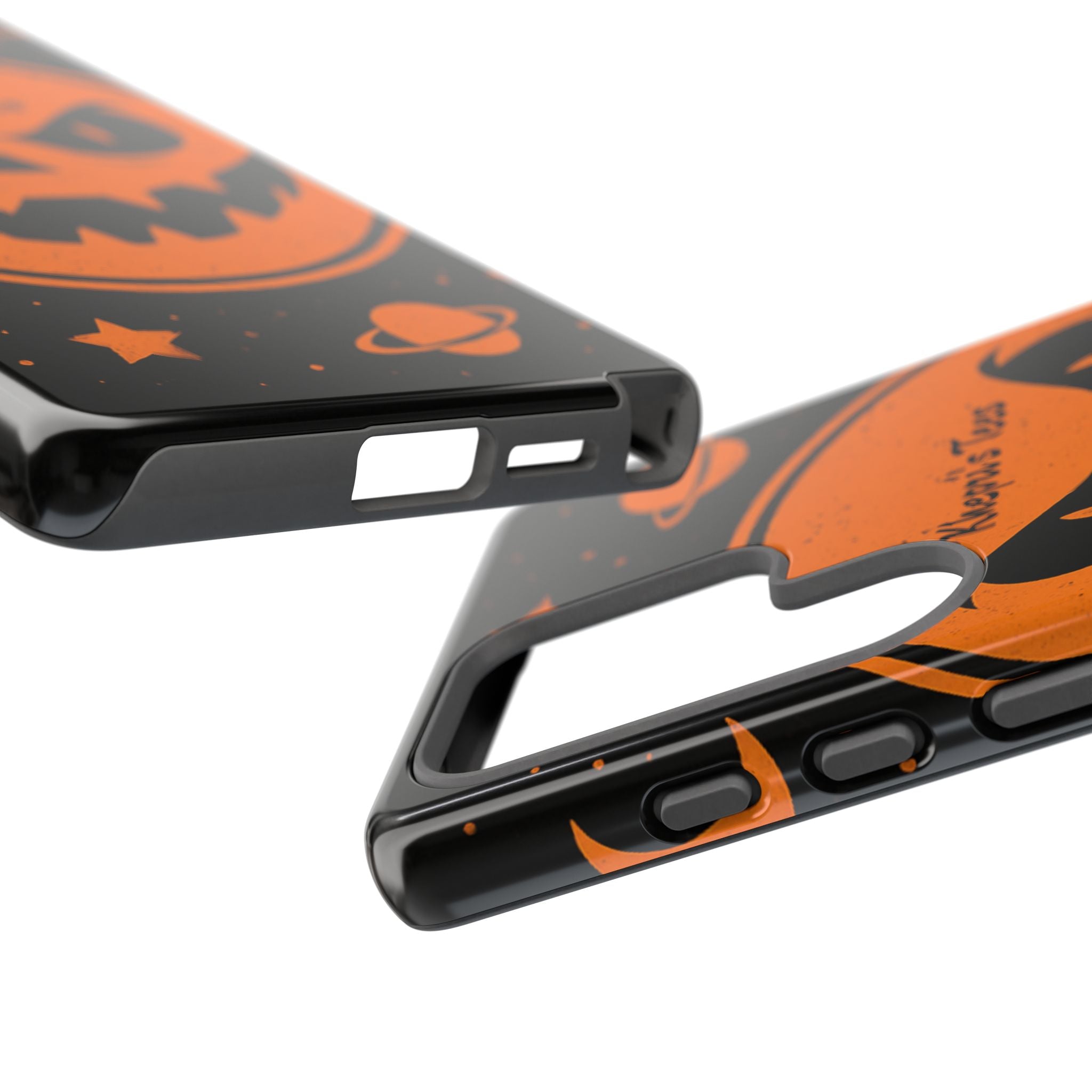 Halloween Phone Case, Spooky Cell Phone Cover, Tough Case for Halloween Lovers, Galaxy Print Phone Accessory, Kids & Adults Gift