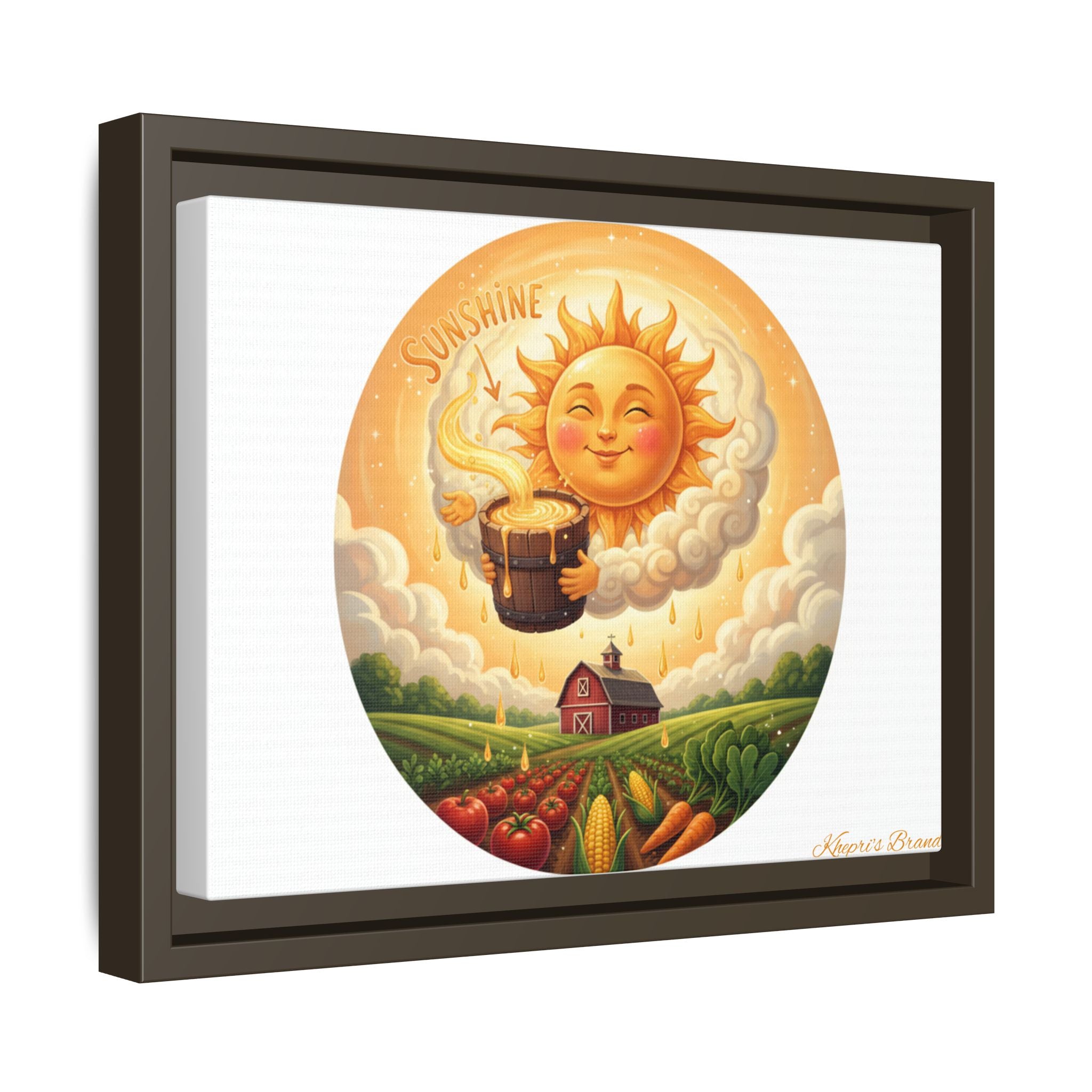 Sun Drip-Framed Matte Picture