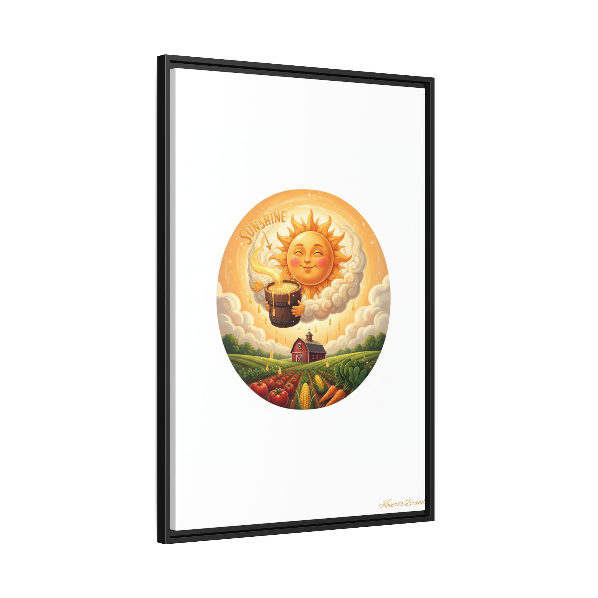 Sun Drip-Framed Matte Picture