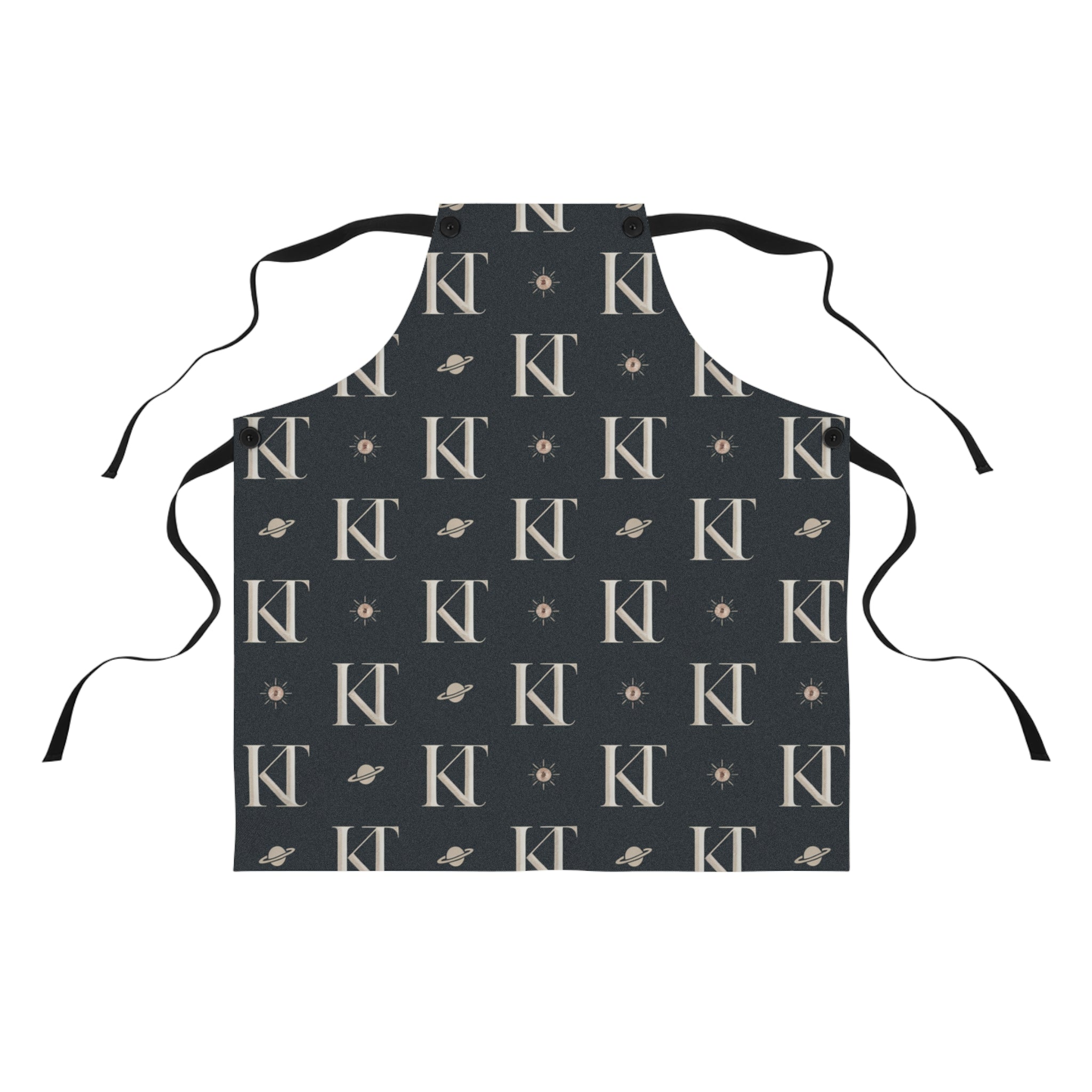 Monogram KT Kitchen Apron — Vintage