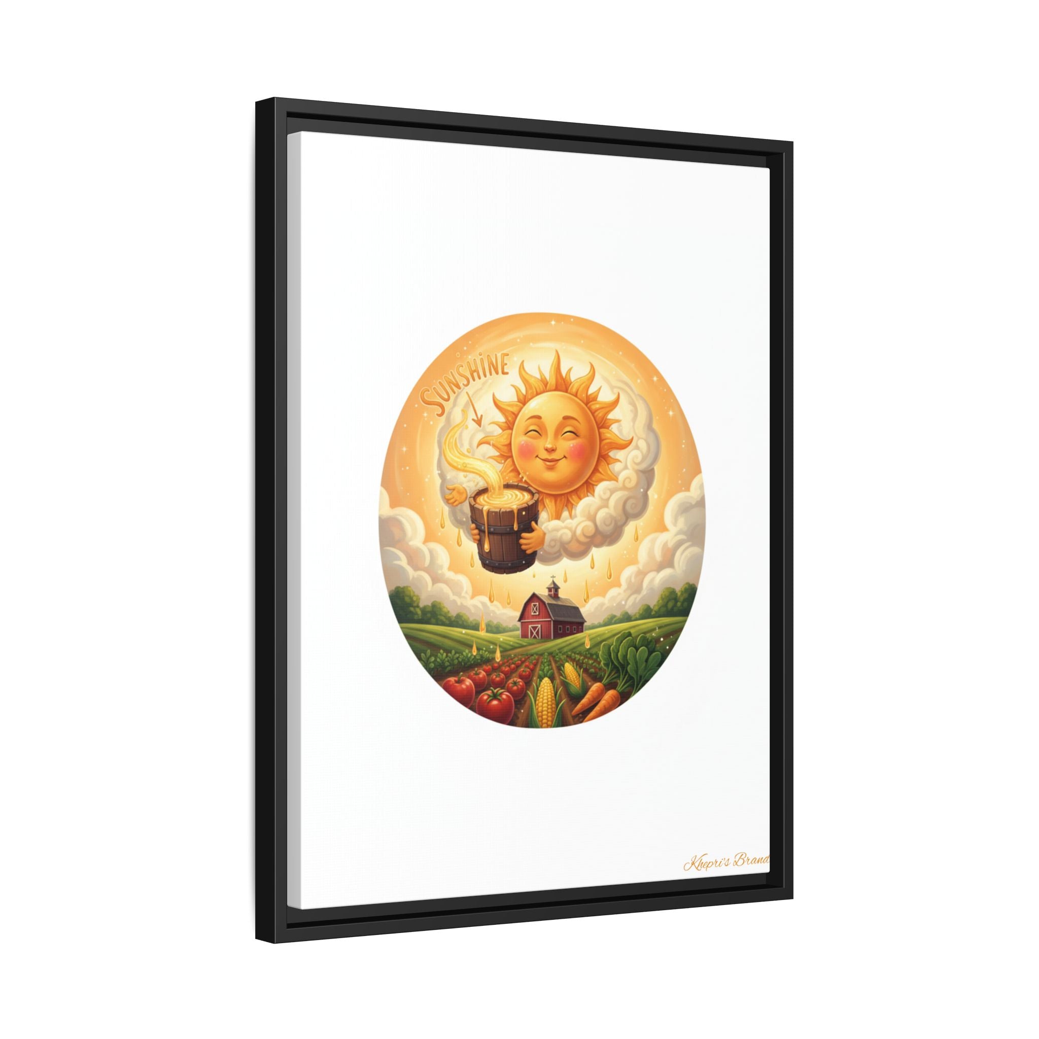 Sun Drip-Framed Matte Picture
