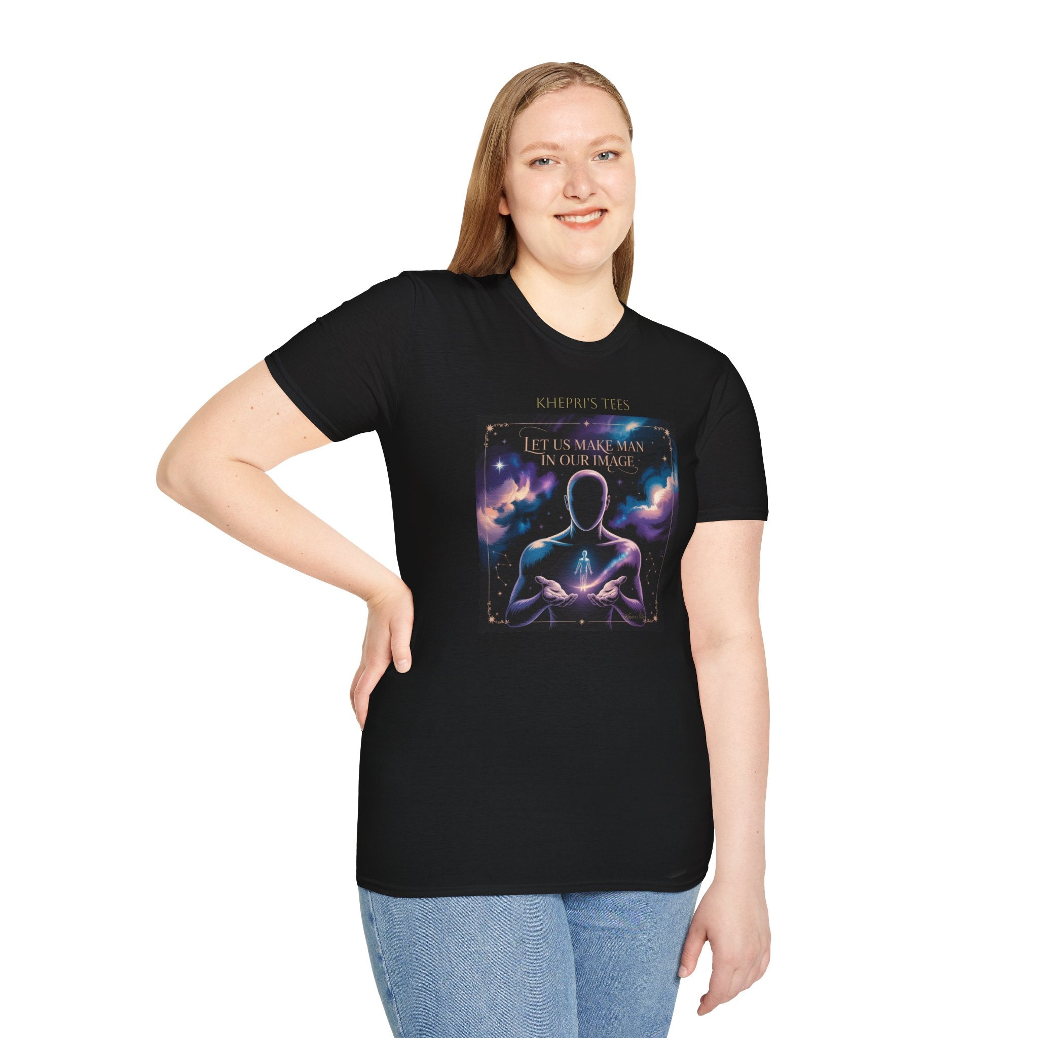 Man In OUR Image- Tee Shirt, Celestial Art Apparel, Gift for Space Lovers, Unique [...]