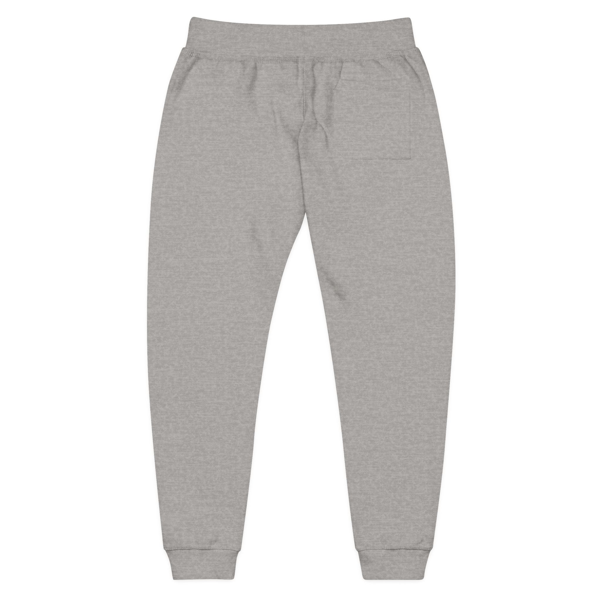 Cozy Unisex Fleece Sweatpants with Embroidery, Perfect for Lounging, Outdoor Activities, Gift for Him/Her, Personalized Relaxation Wear