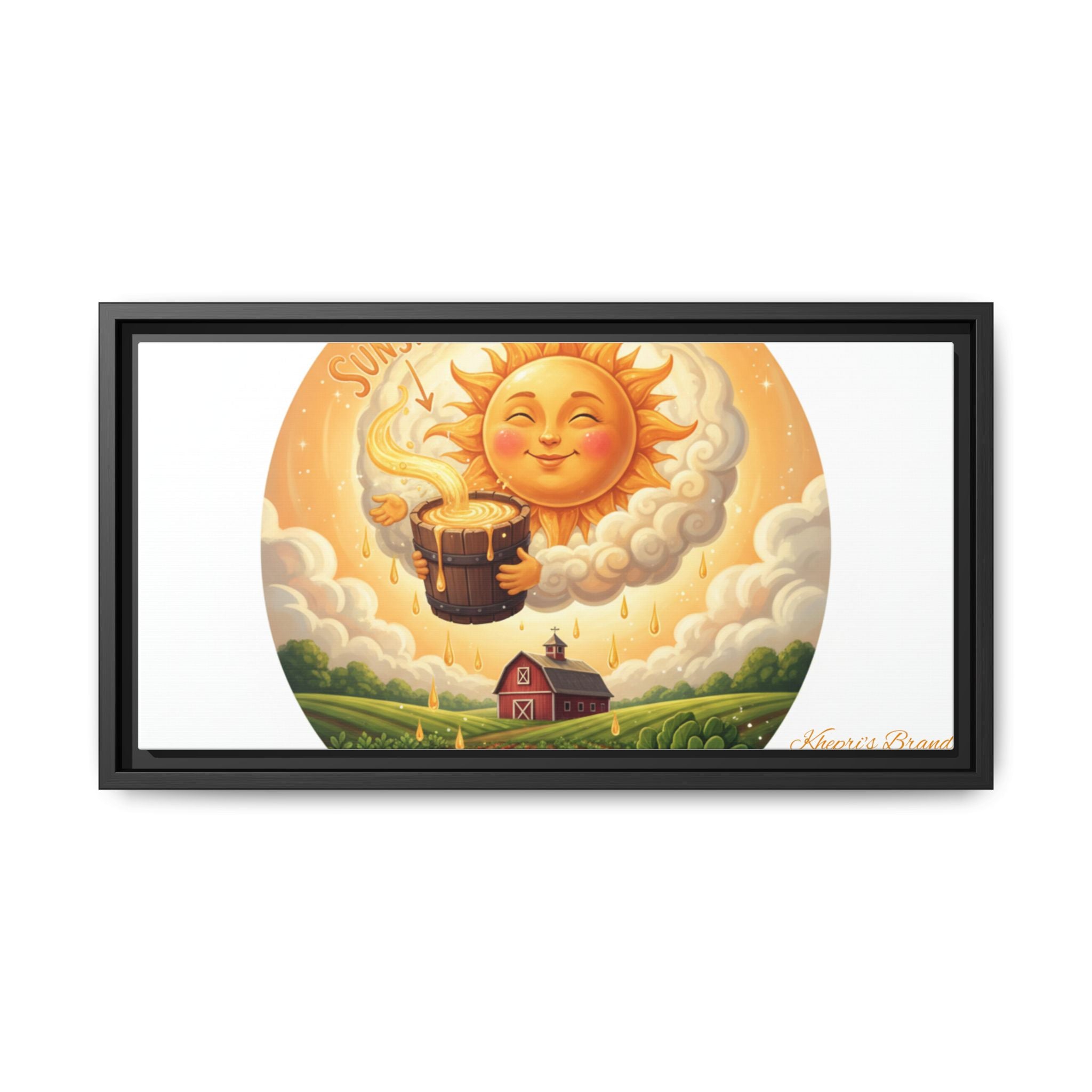 Sun Drip-Framed Matte Picture