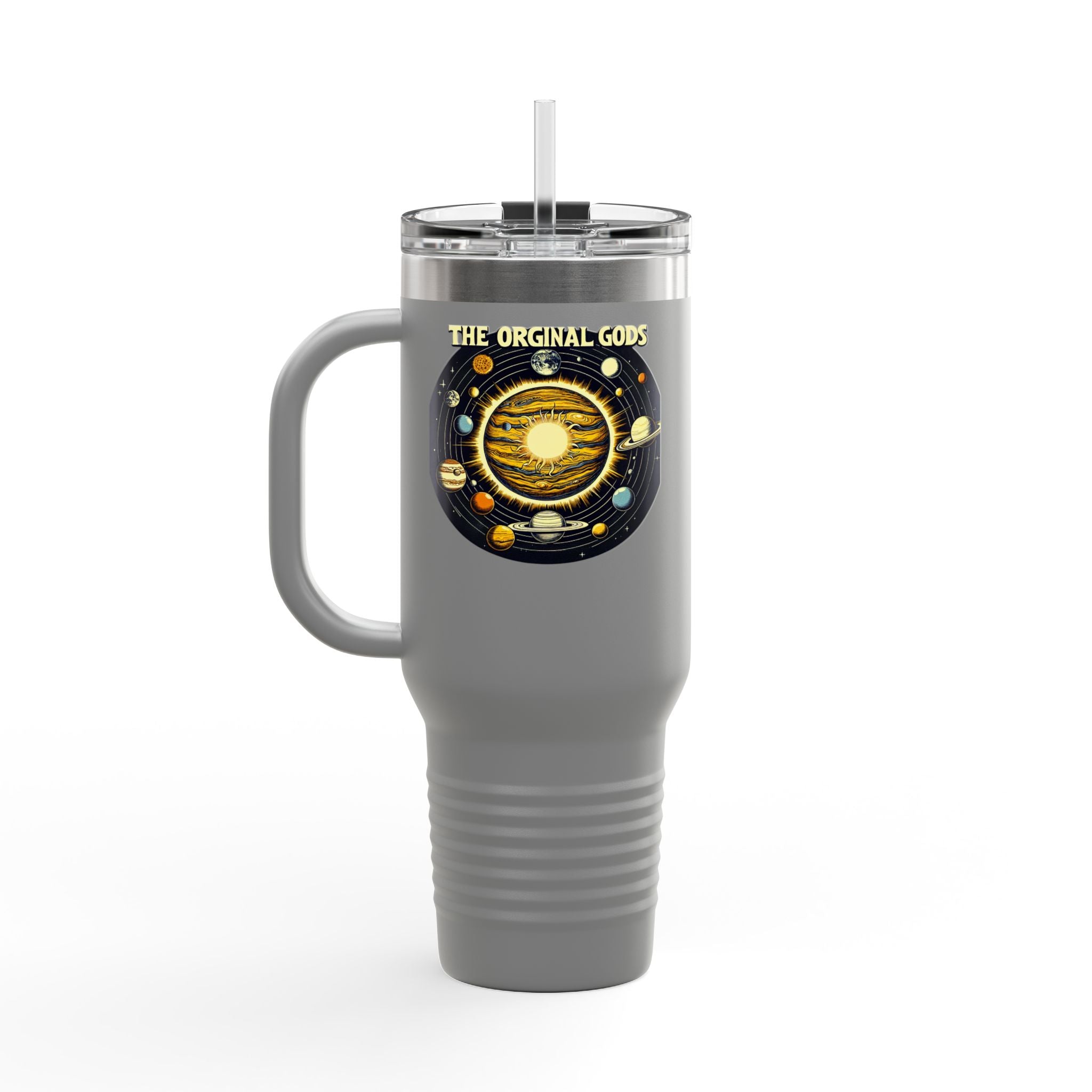"The Original Gods" 40oz Insulated Travel Mug —Solar System Design
