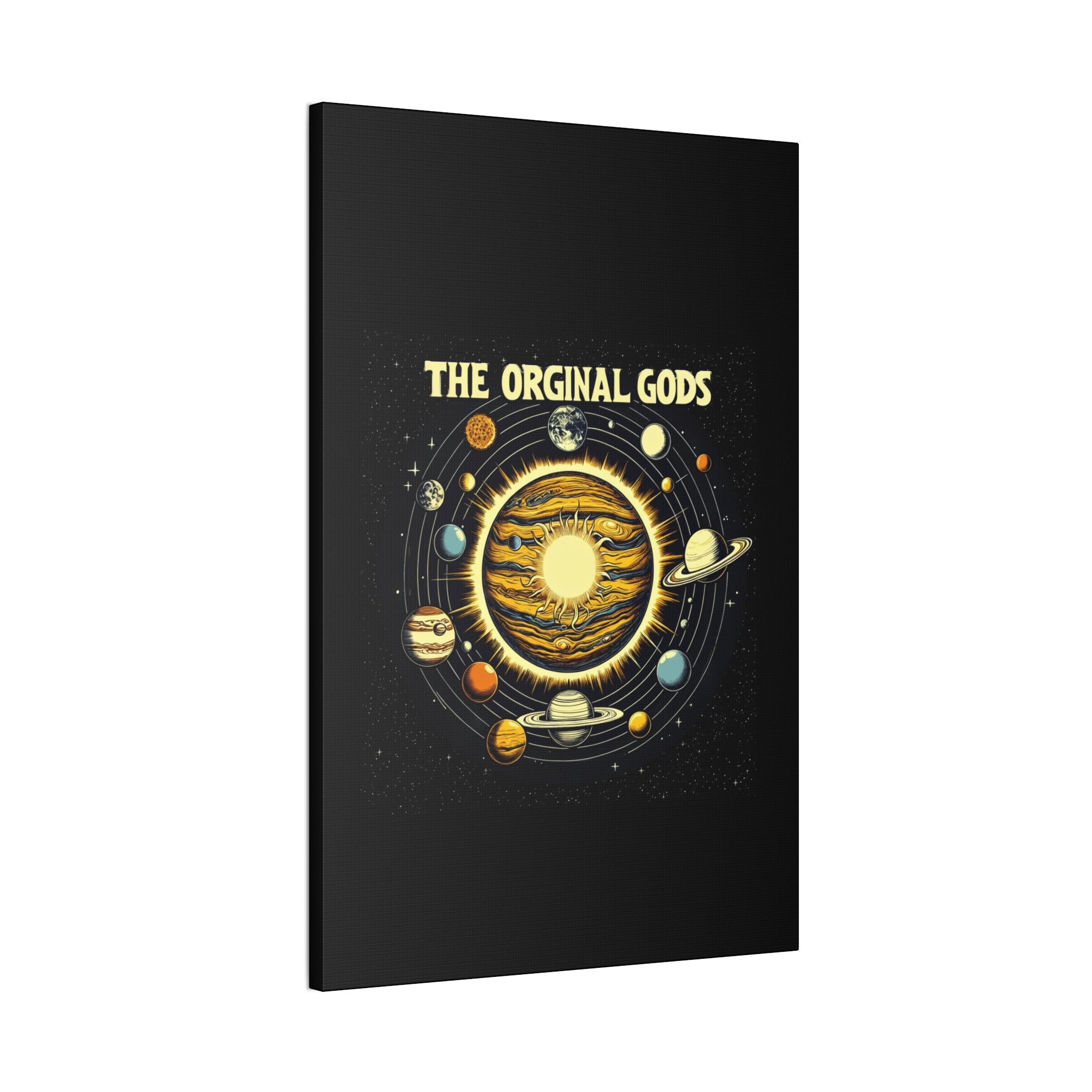 "The Original Gods" Canvas Wall Art — Classic Planetary Picture
