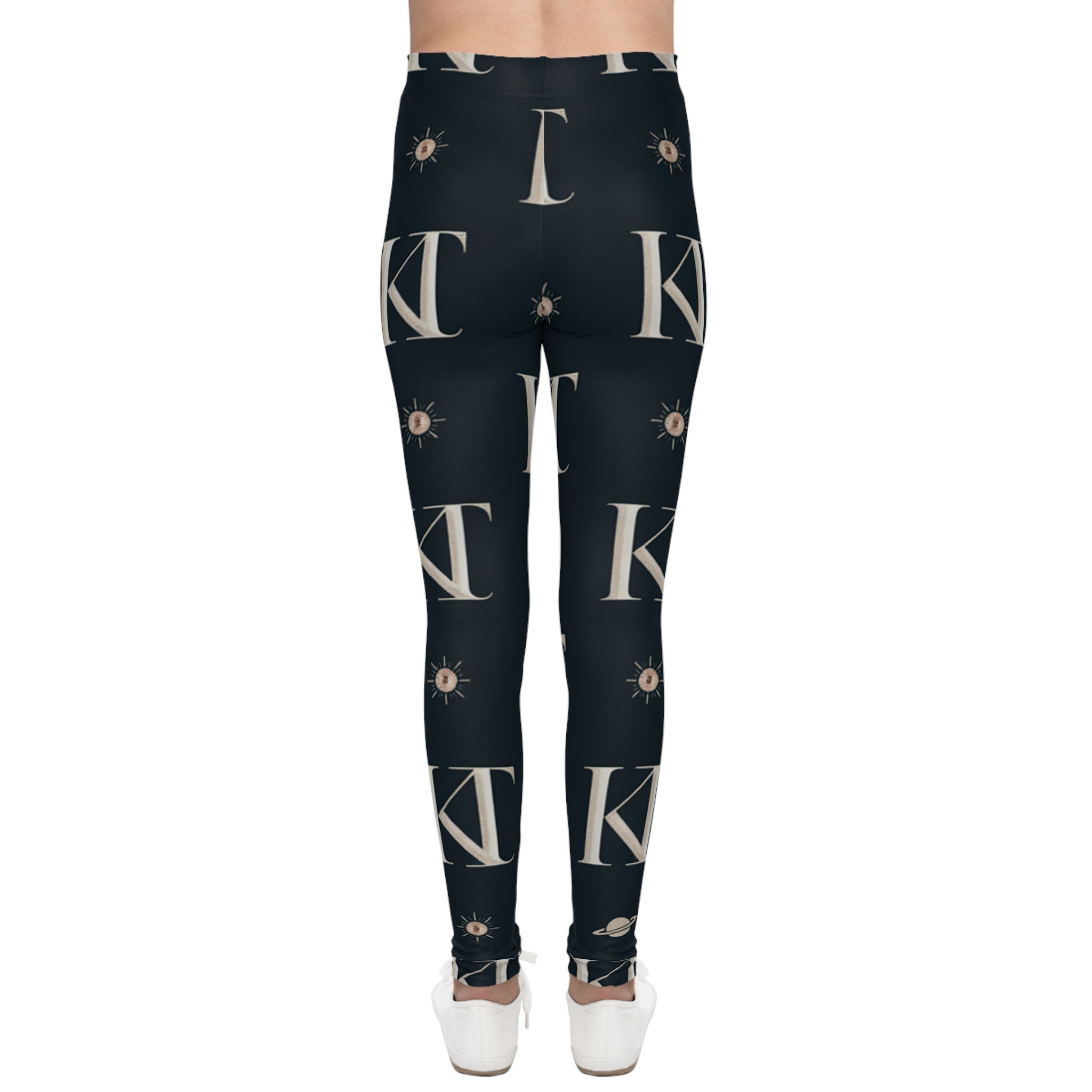 Celestial Youth Leggings, Cosmic Print Activewear, Space-themed Kids Apparel, Trendy Stretch Pants, Perfect for girls boys, Gifts