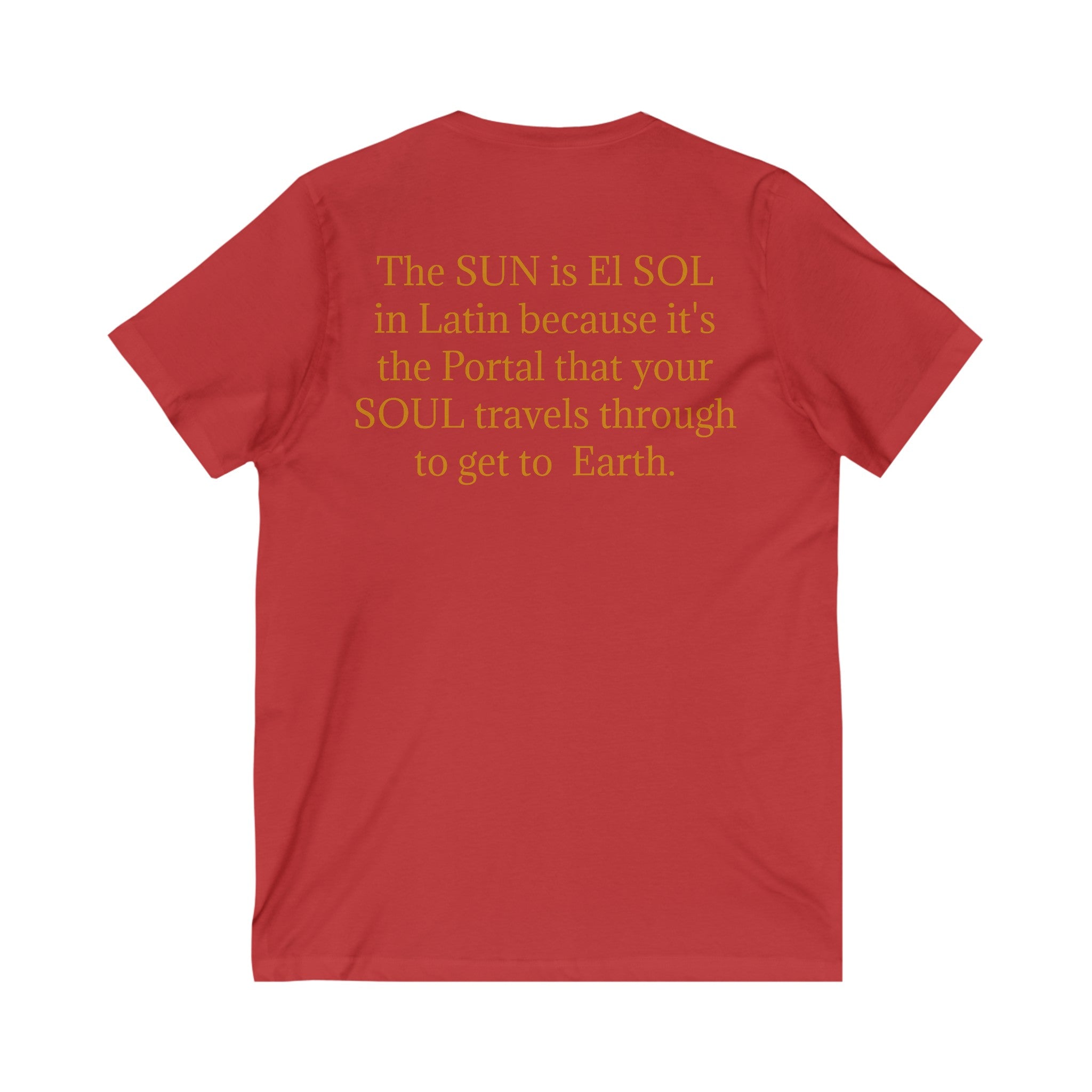 Portal For Souls-Unisex Jersey Short Sleeve V-Neck Tee