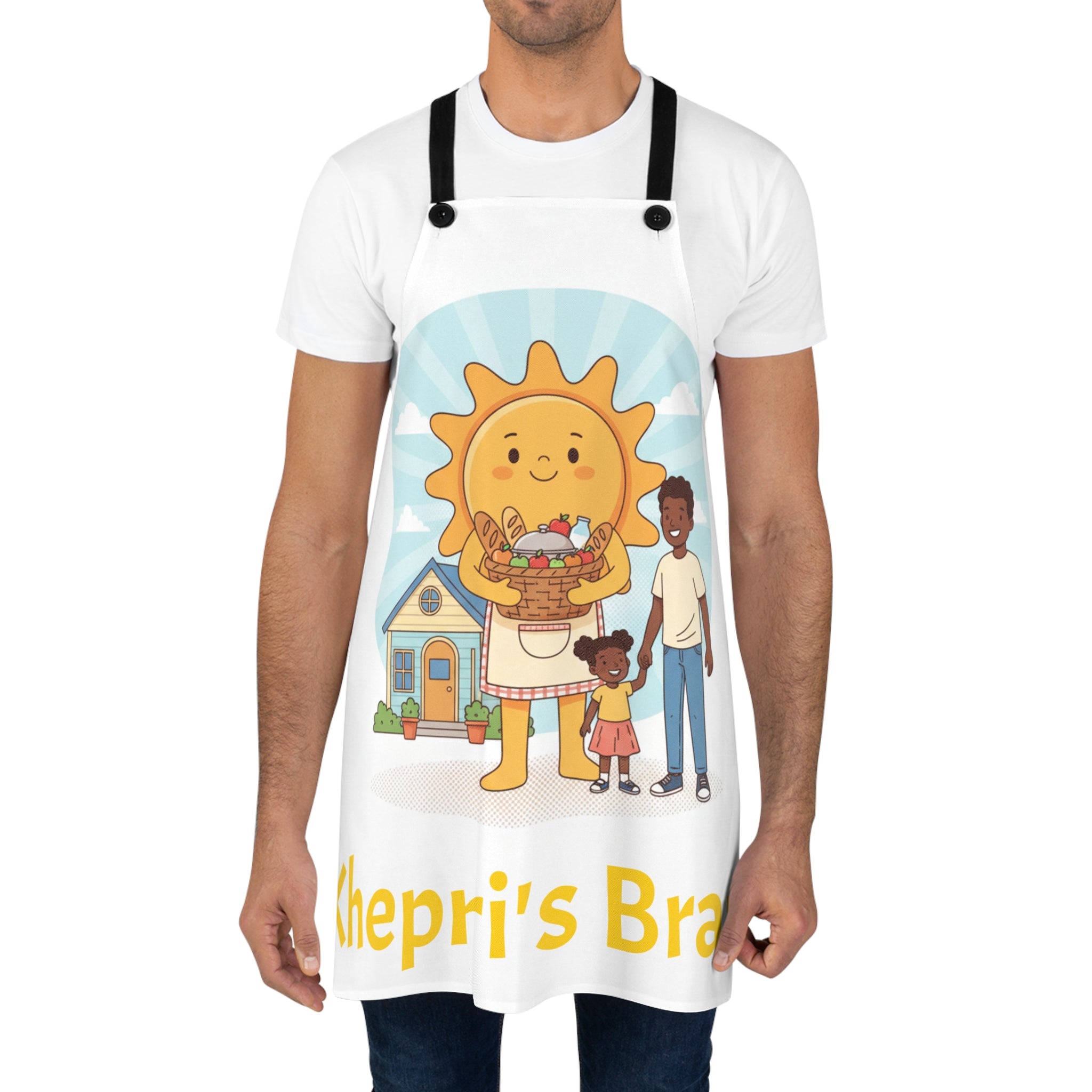 Khepri’s Sunny Family Kitchen Apron — 'Sun Providing Food' Nursing & Cooking Apron