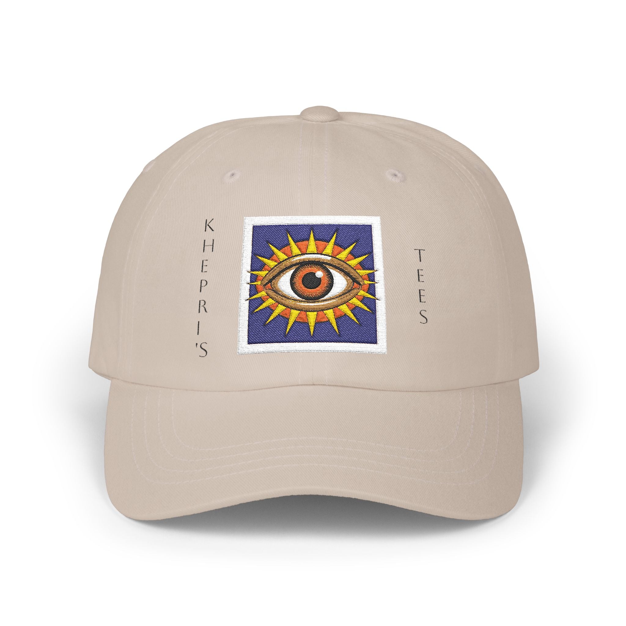Solar Eye-Embroidered Cap, Trendy Hat for Summer, Gift for The Conscious, Father's Day, Cool Casual Wear, Unisex Cap