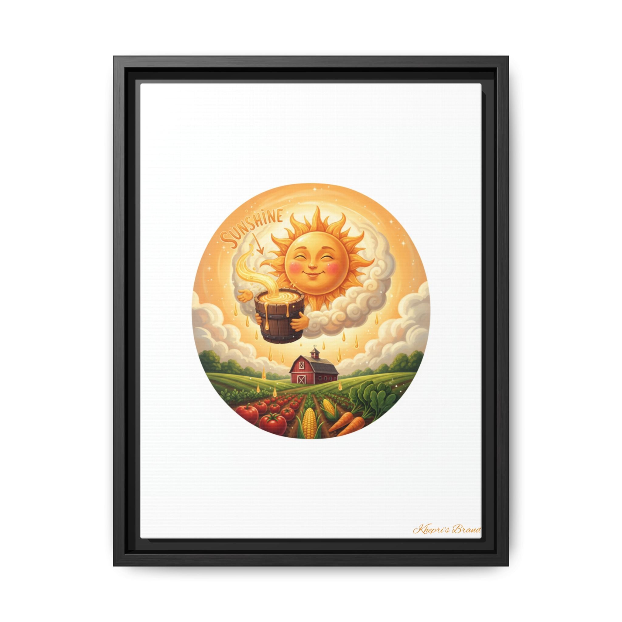 Sun Drip-Framed Matte Picture