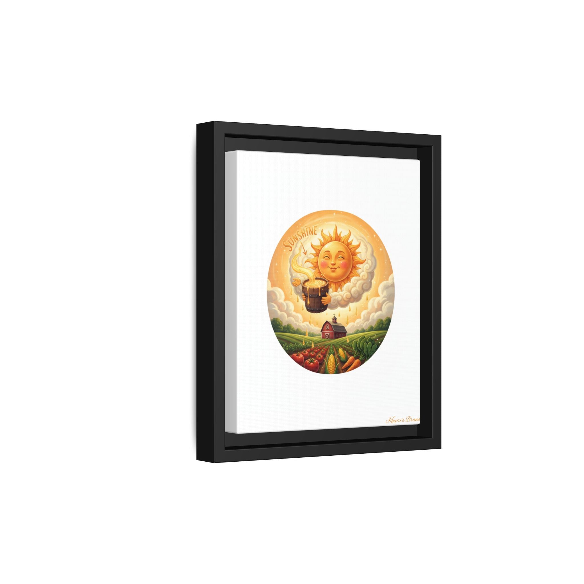 Sun Drip-Framed Matte Picture