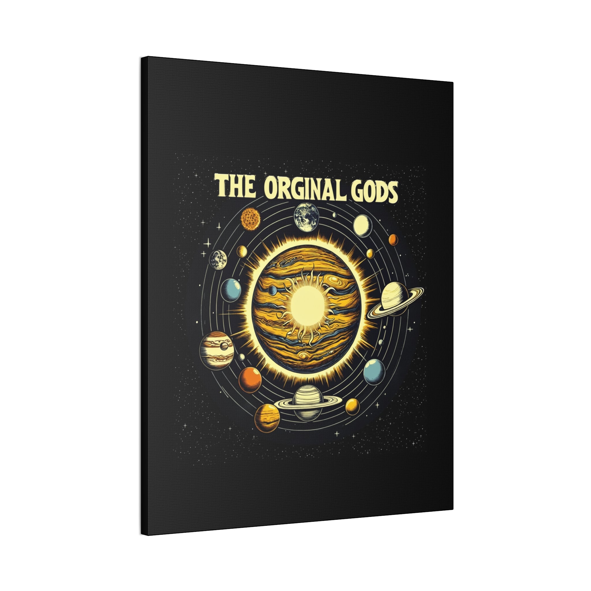 "The Original Gods" Canvas Wall Art — Classic Planetary Picture