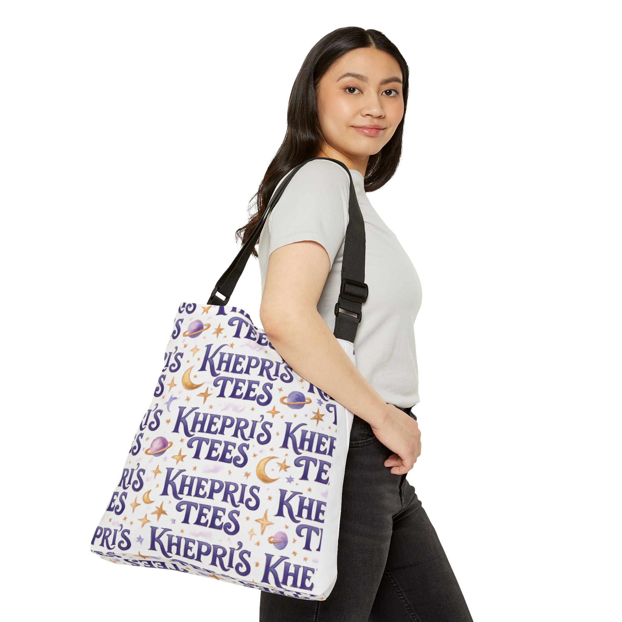 Khepri's Tees Cosmic Logo Adjustable Tote Bag