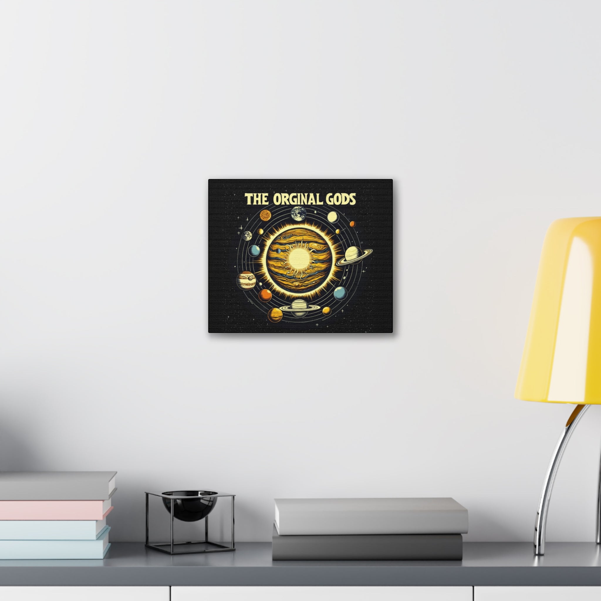 "The Original Gods" Canvas Wall Art — Classic Planetary Picture