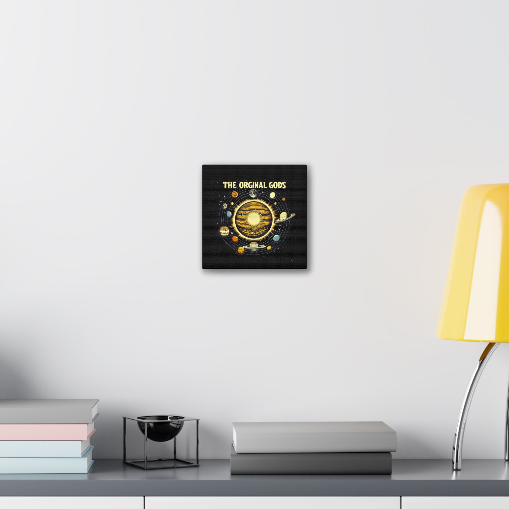"The Original Gods" Canvas Wall Art — Classic Planetary Picture