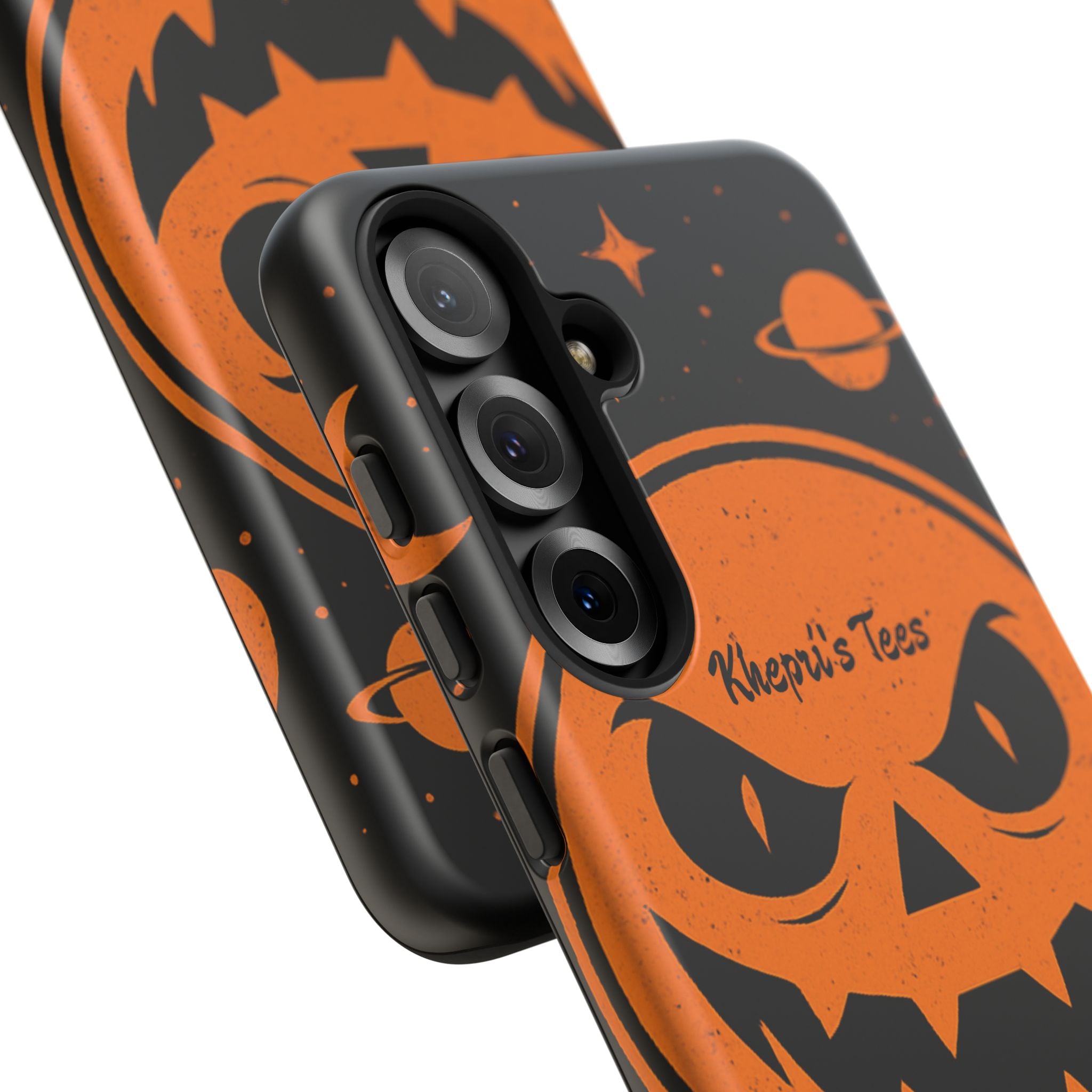 Halloween Phone Case, Spooky Cell Phone Cover, Tough Case for Halloween Lovers, Galaxy Print Phone Accessory, Kids & Adults Gift