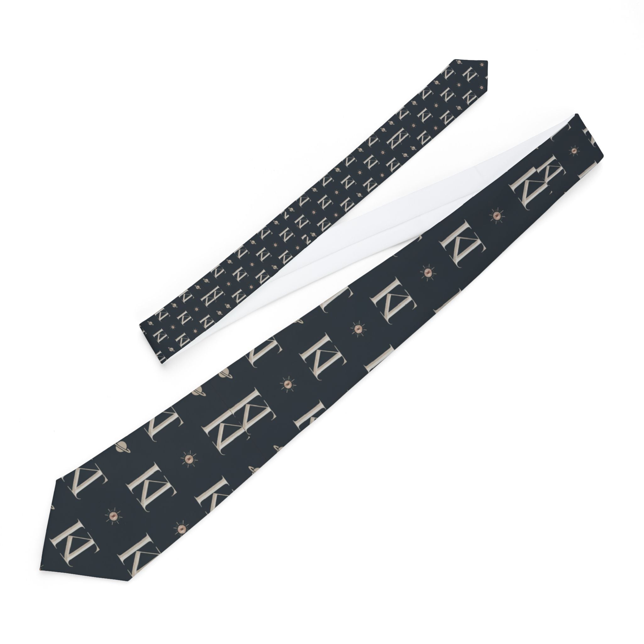 KT Monogram Pattern Necktie — Classic Necktie