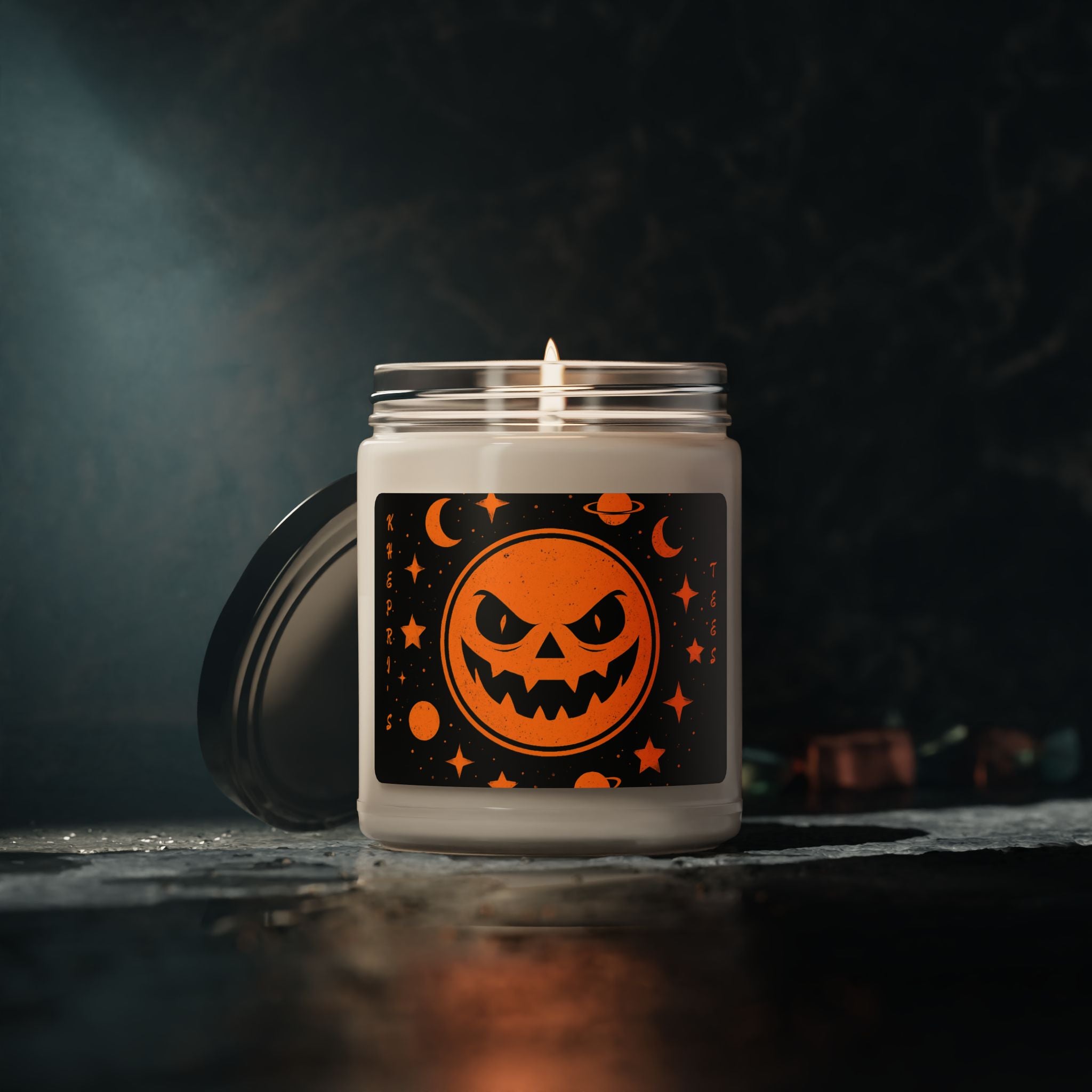 Halloween Pumpkin Spice Scented Soy Candle | Autumn Decor, Home Fragrance, Gift for Her, Seasonal Candle, Cozy Atmosphere