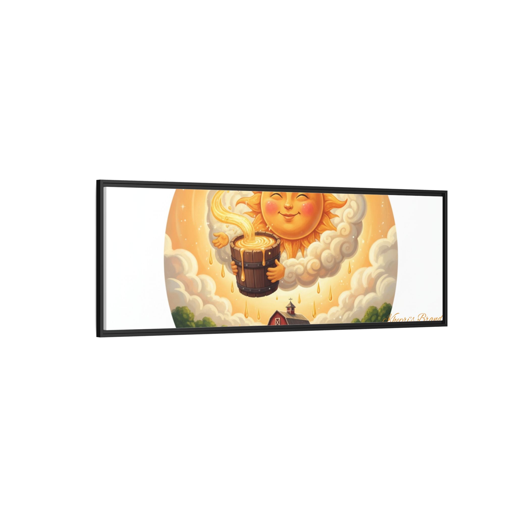 Sun Drip-Framed Matte Picture