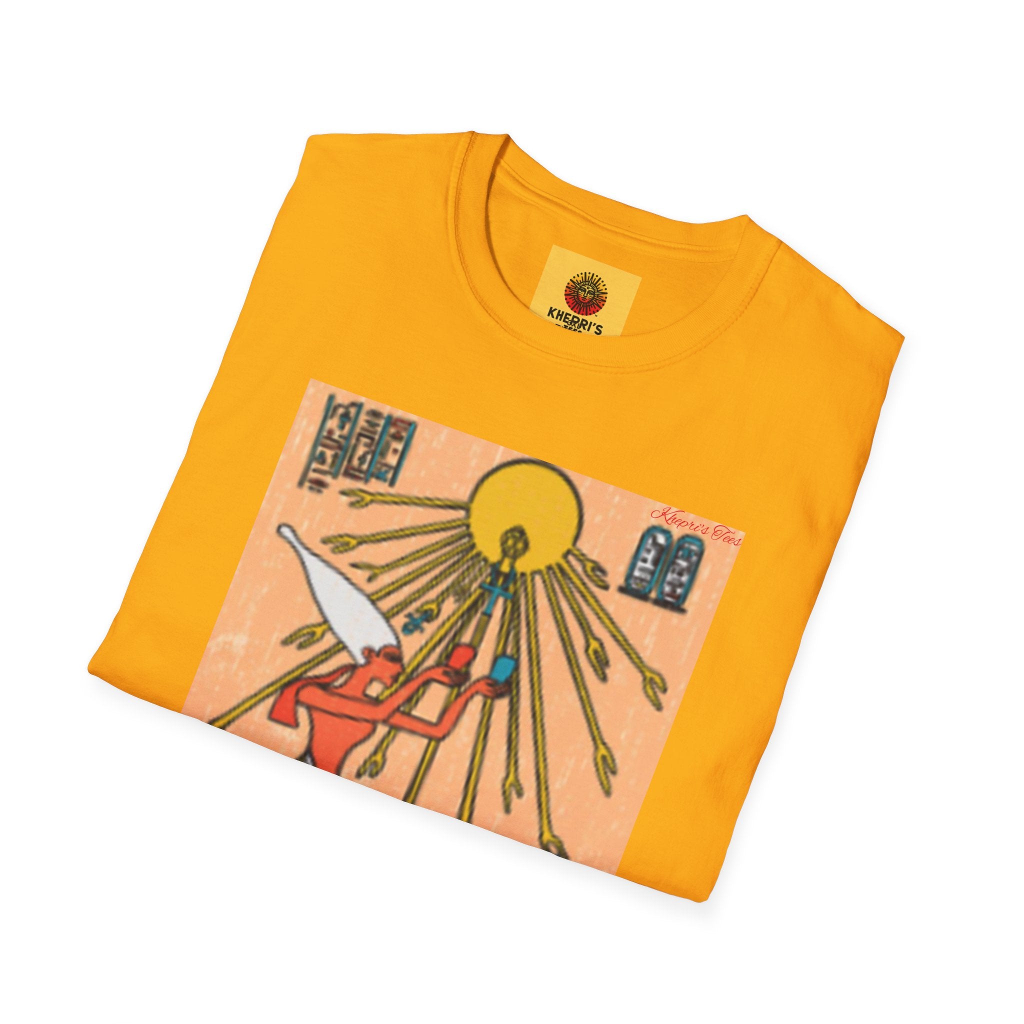 Ahken's Aten Sun Disc T-Shirt — Ahkenaten Pharaoh Solar Creator Tribute