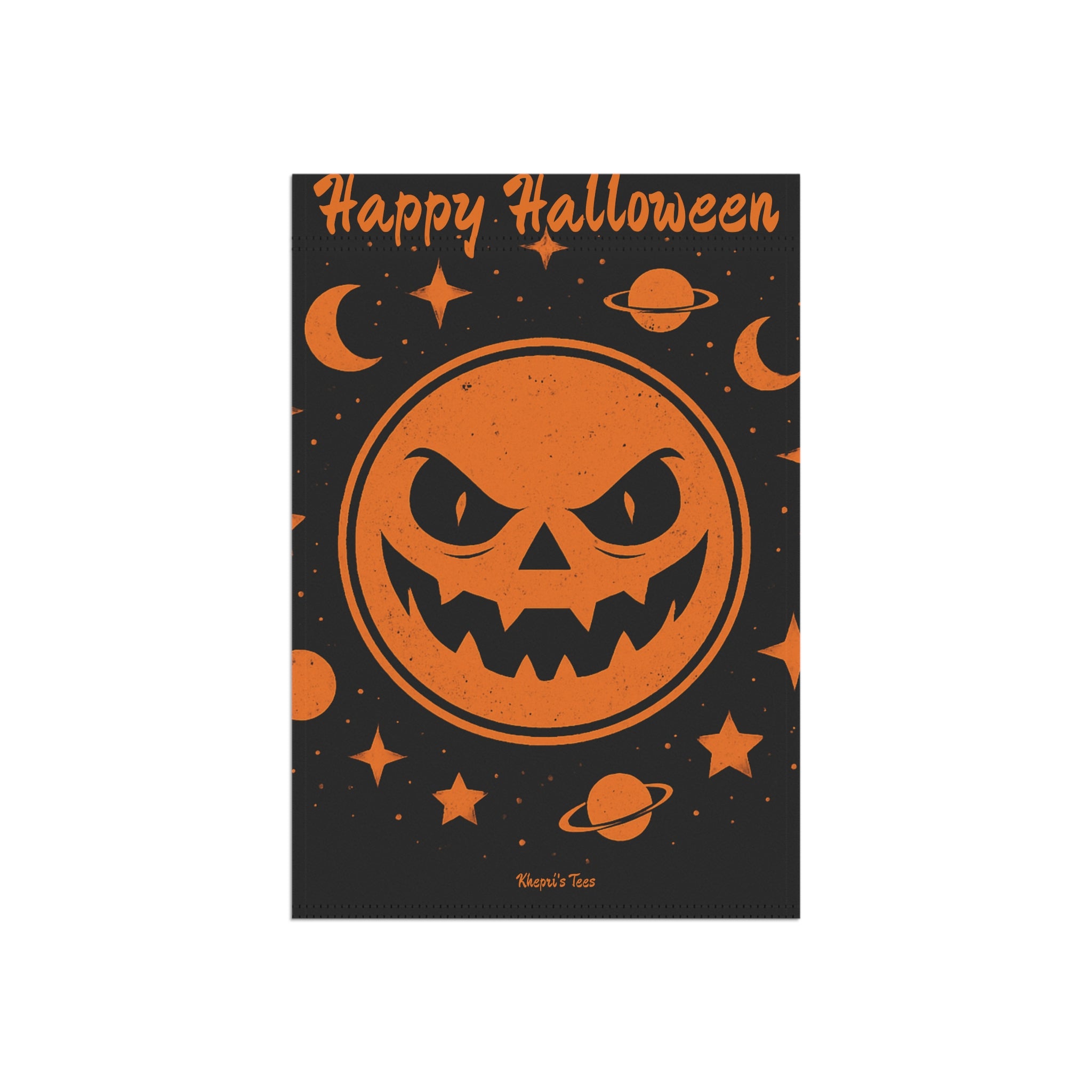 Halloween Garden Banner, Spooky Outdoor Decor, Happy Halloween Flag, Fall Decorations, Garden Stake, Seasonal Yard Art