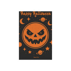 Halloween Garden Banner, Spooky Outdoor Decor, Happy Halloween Flag, Fall Decorations, Garden Stake, Seasonal Yard Art