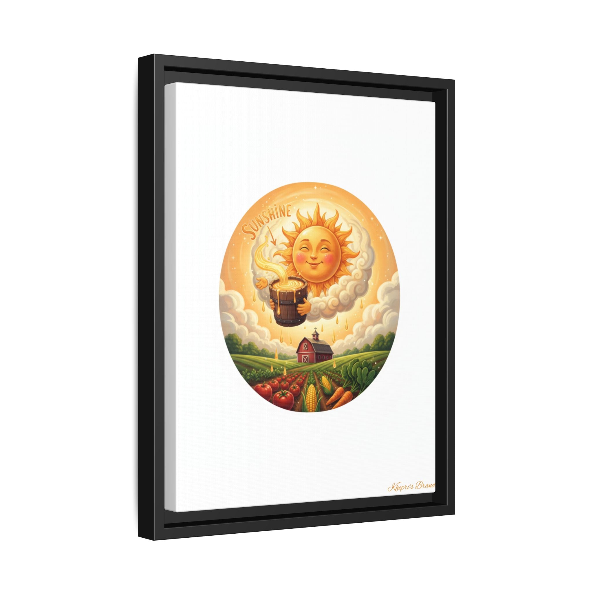 Sun Drip-Framed Matte Picture