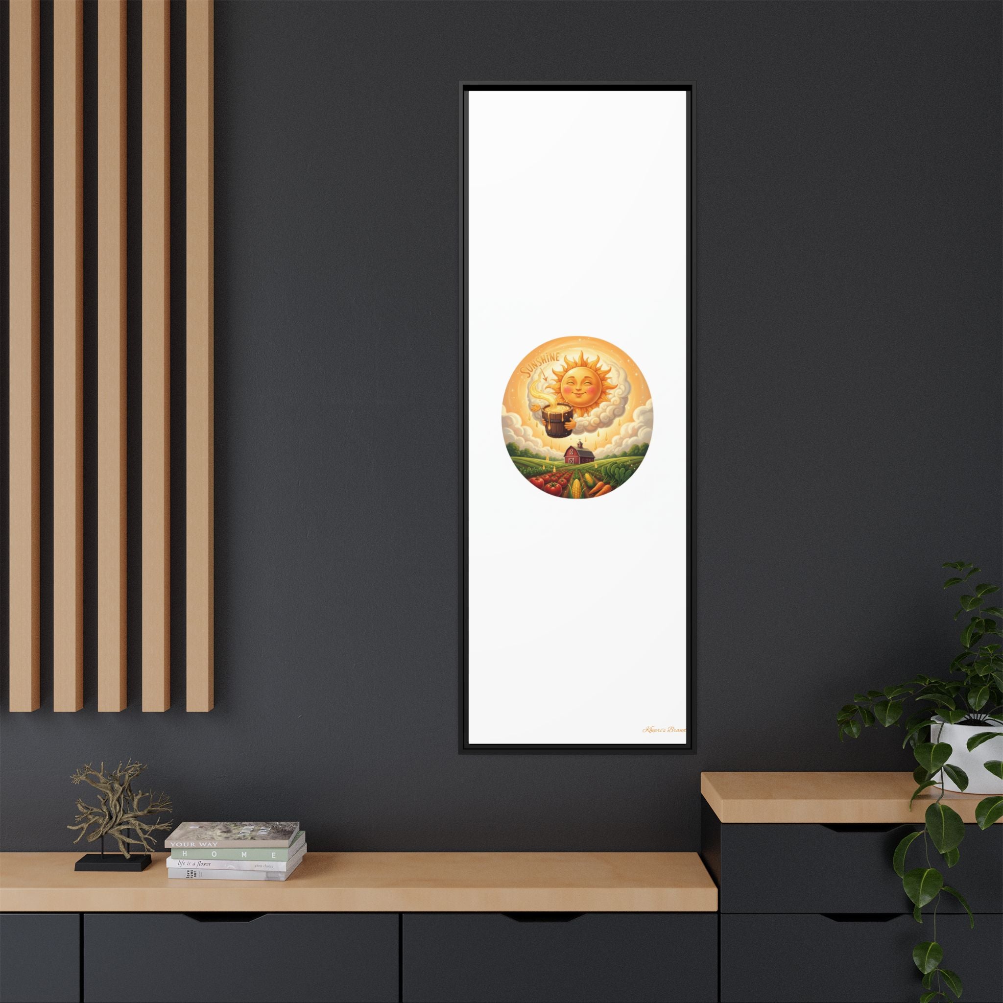 Sun Drip-Framed Matte Picture