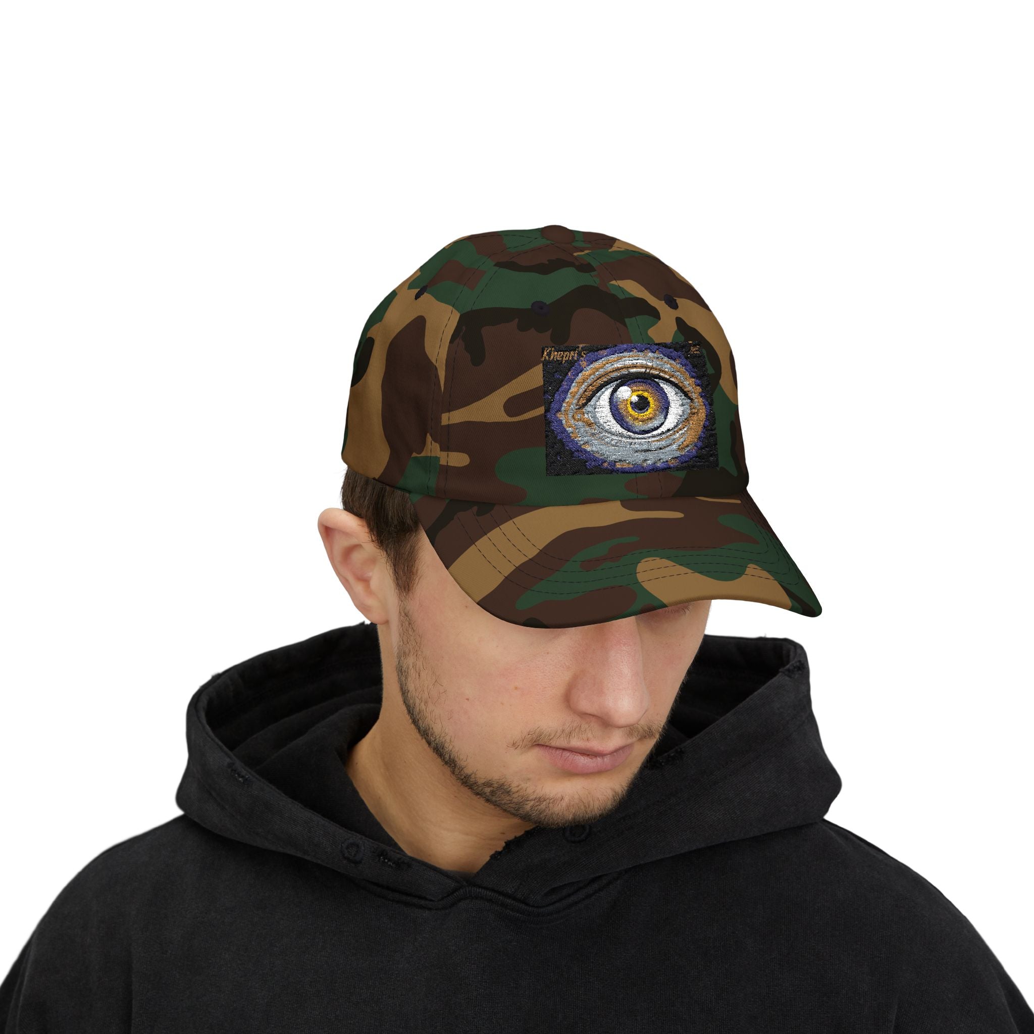 Tri-Eye  Cap,Gift for Conscious Men, Casual Style, Everyday Wear, Adjustable Cap