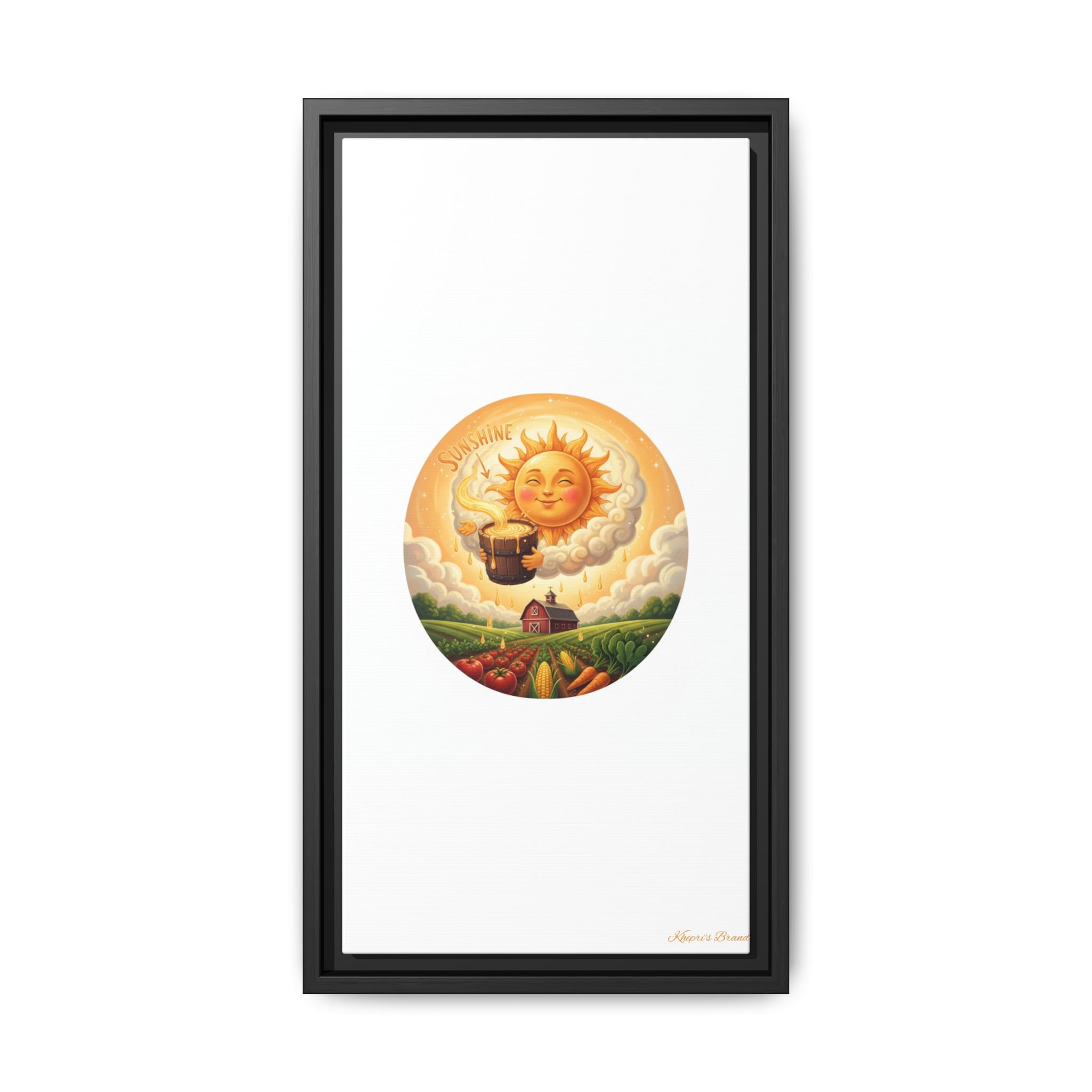Sun Drip-Framed Matte Picture