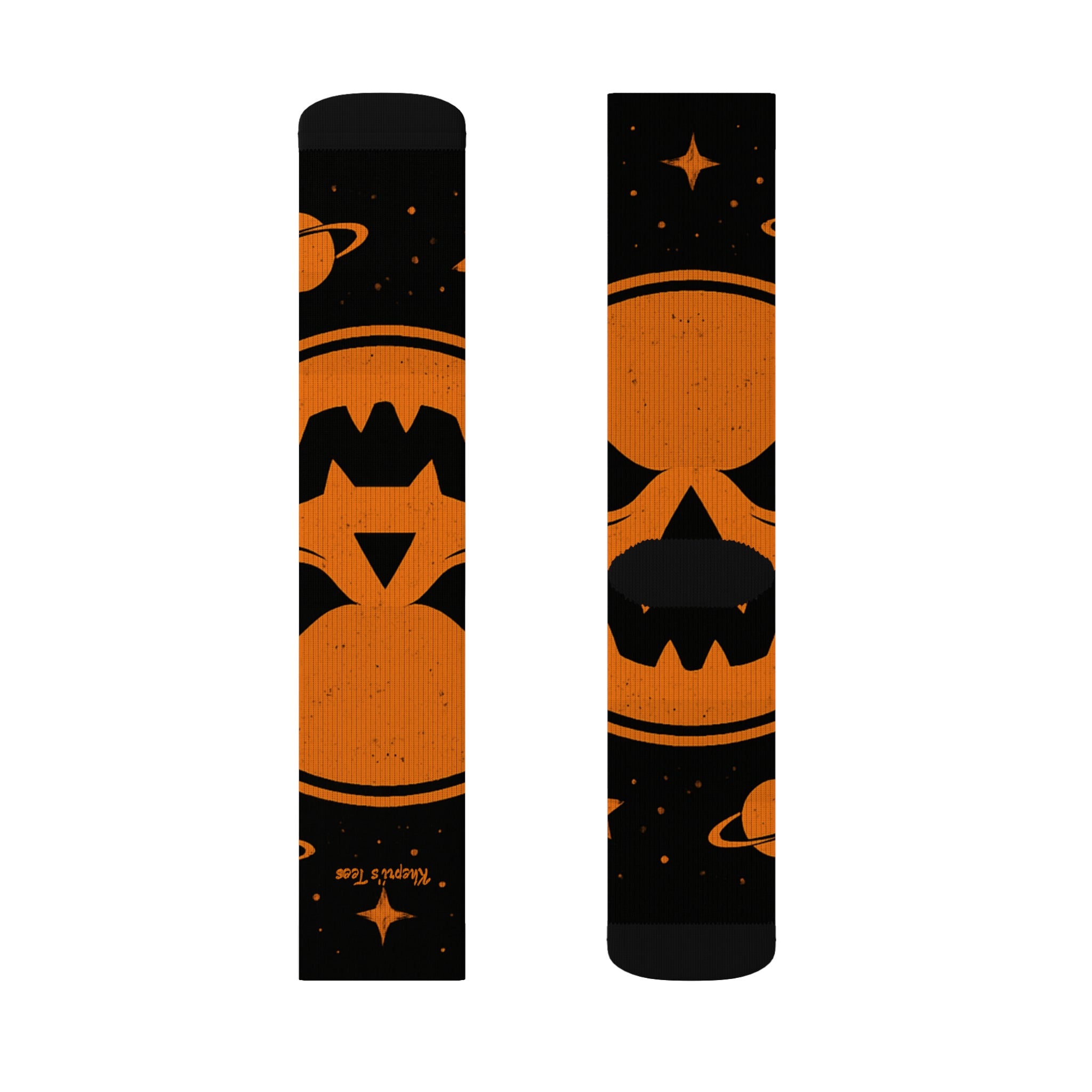Halloween-Themed Sublimation Socks, Spooky Gift for Fall Festivals, Unique Autumn Accessories, Pumpkin Patterned Socks, Halloween [...]