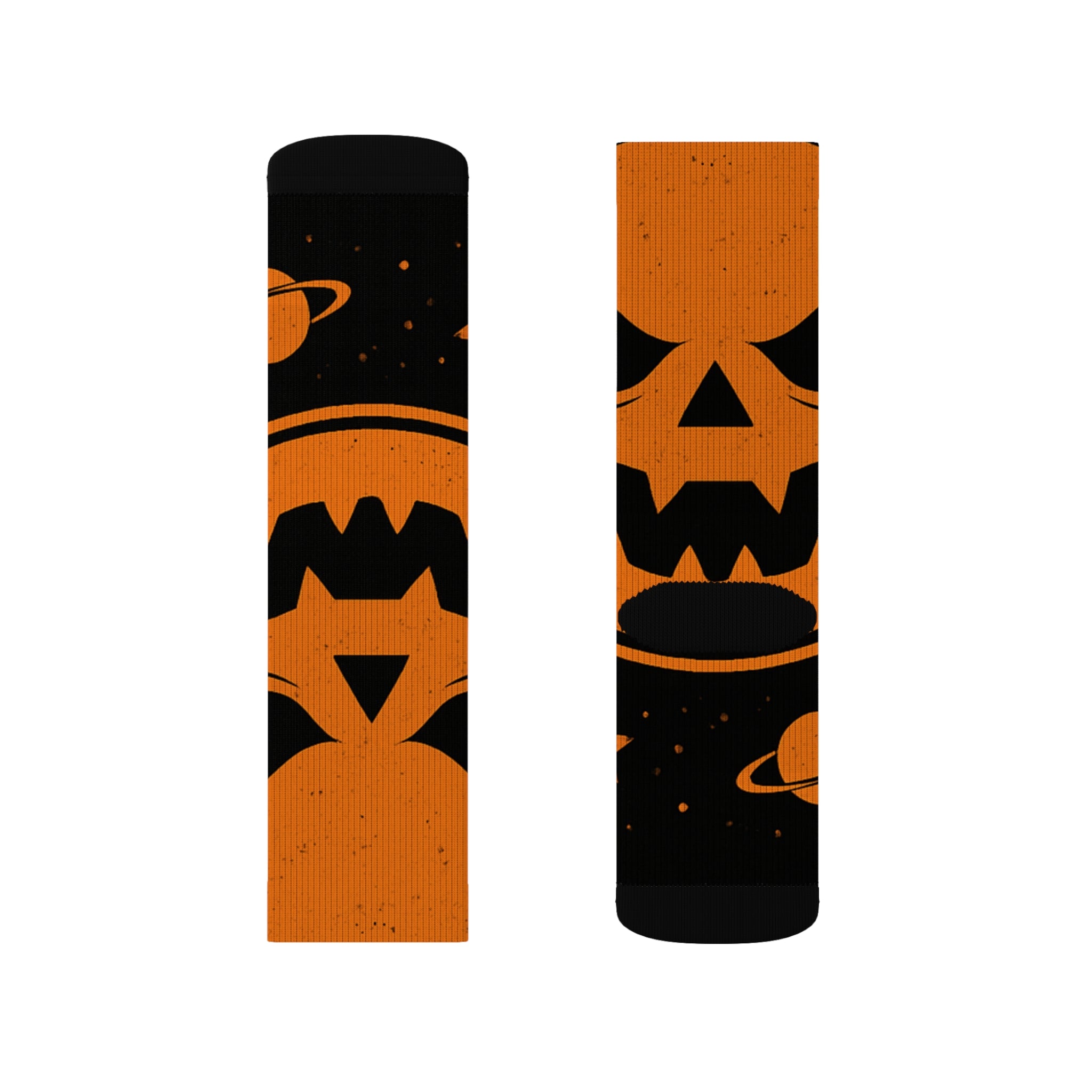 Halloween-Themed Sublimation Socks, Spooky Gift for Fall Festivals, Unique Autumn Accessories, Pumpkin Patterned Socks, Halloween [...]